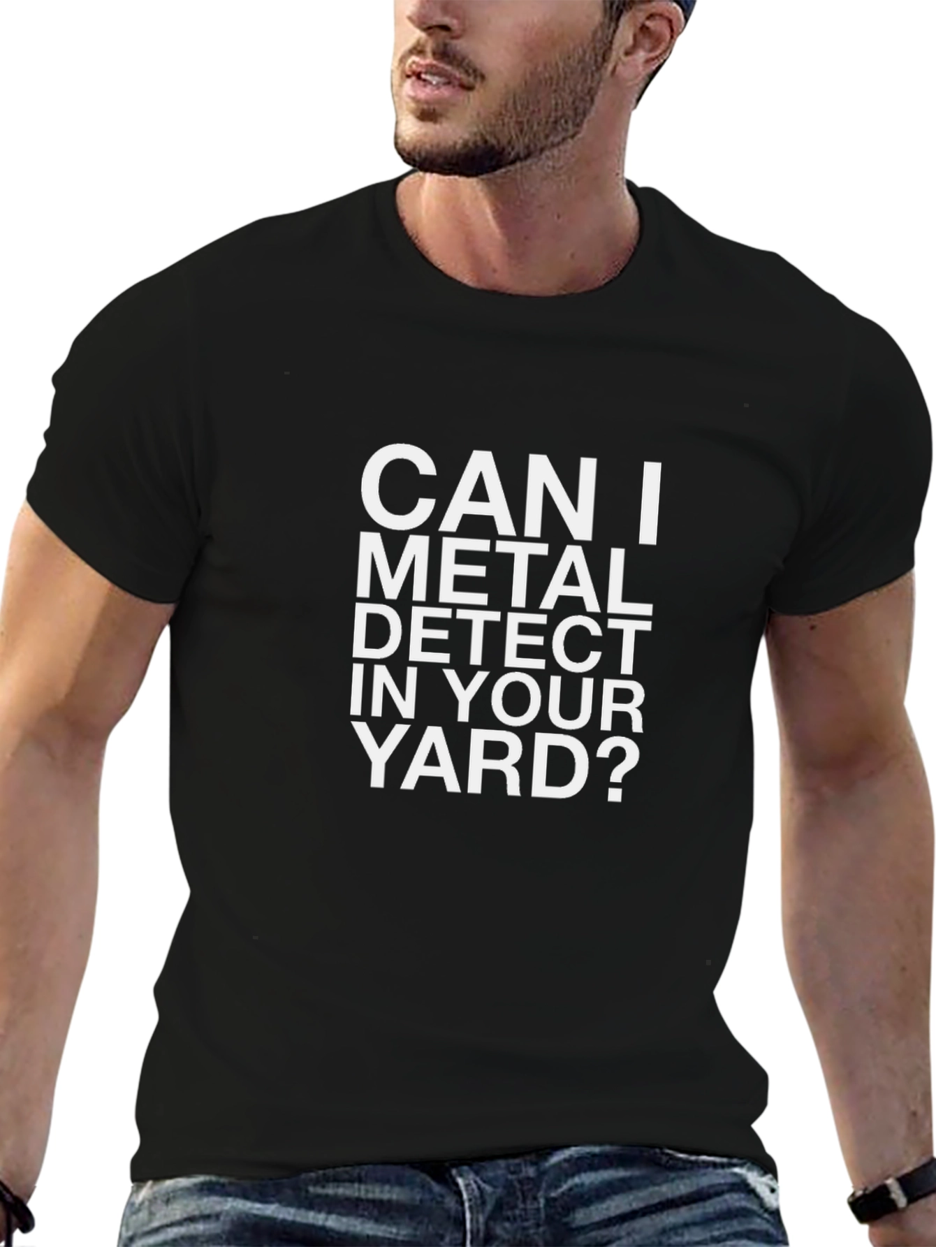 Metal Detecting Humor T-Shirt - Ask Permission!