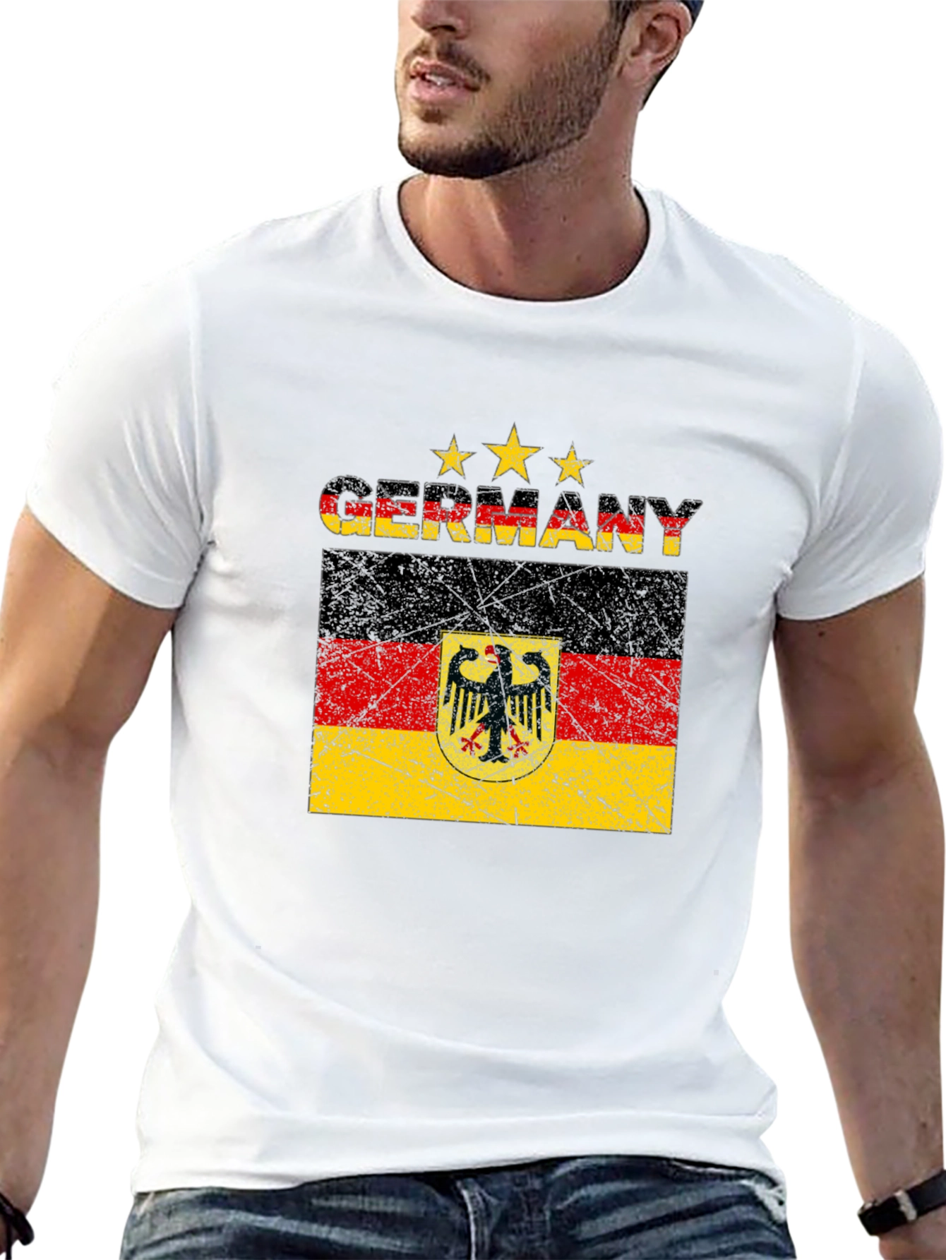 Germany Flag T-Shirt - Distressed Graphic Tee
