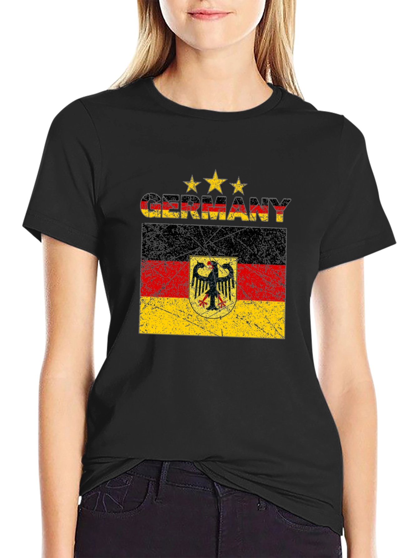 Germany Flag T-Shirt - Distressed Graphic Tee