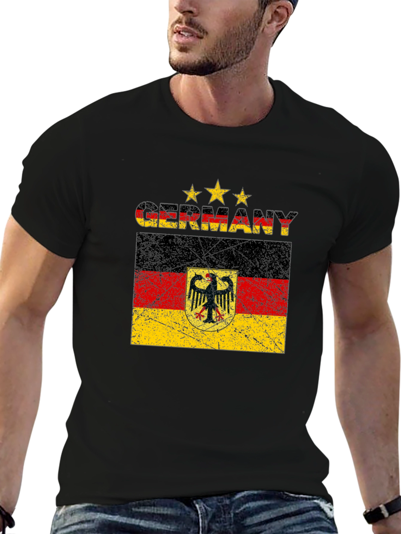 Germany Flag T-Shirt - Distressed Graphic Tee