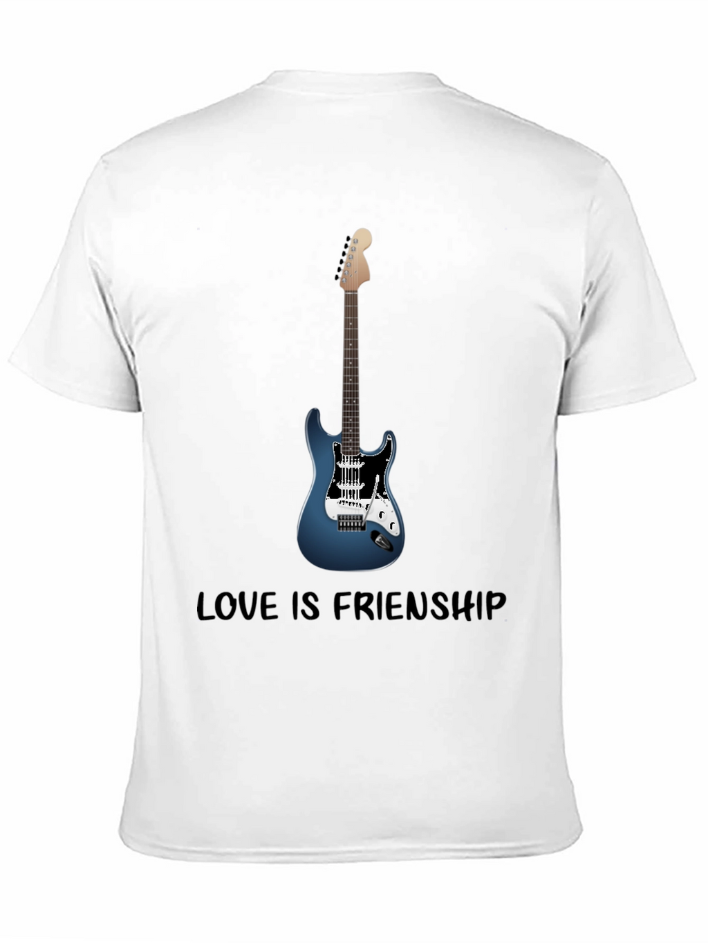 Guitar Lover T-Shirt - Love Is Friendship