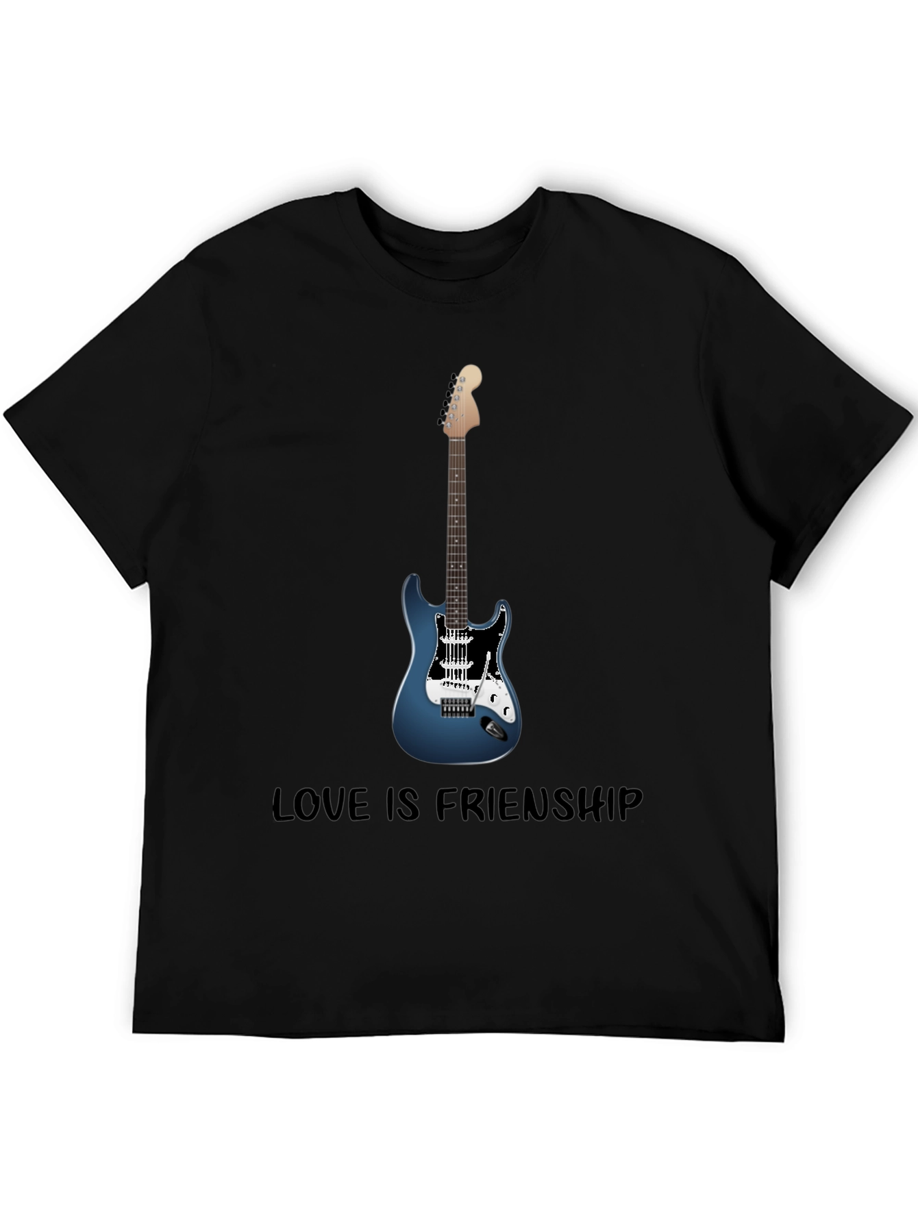 Guitar Lover T-Shirt - Love Is Friendship