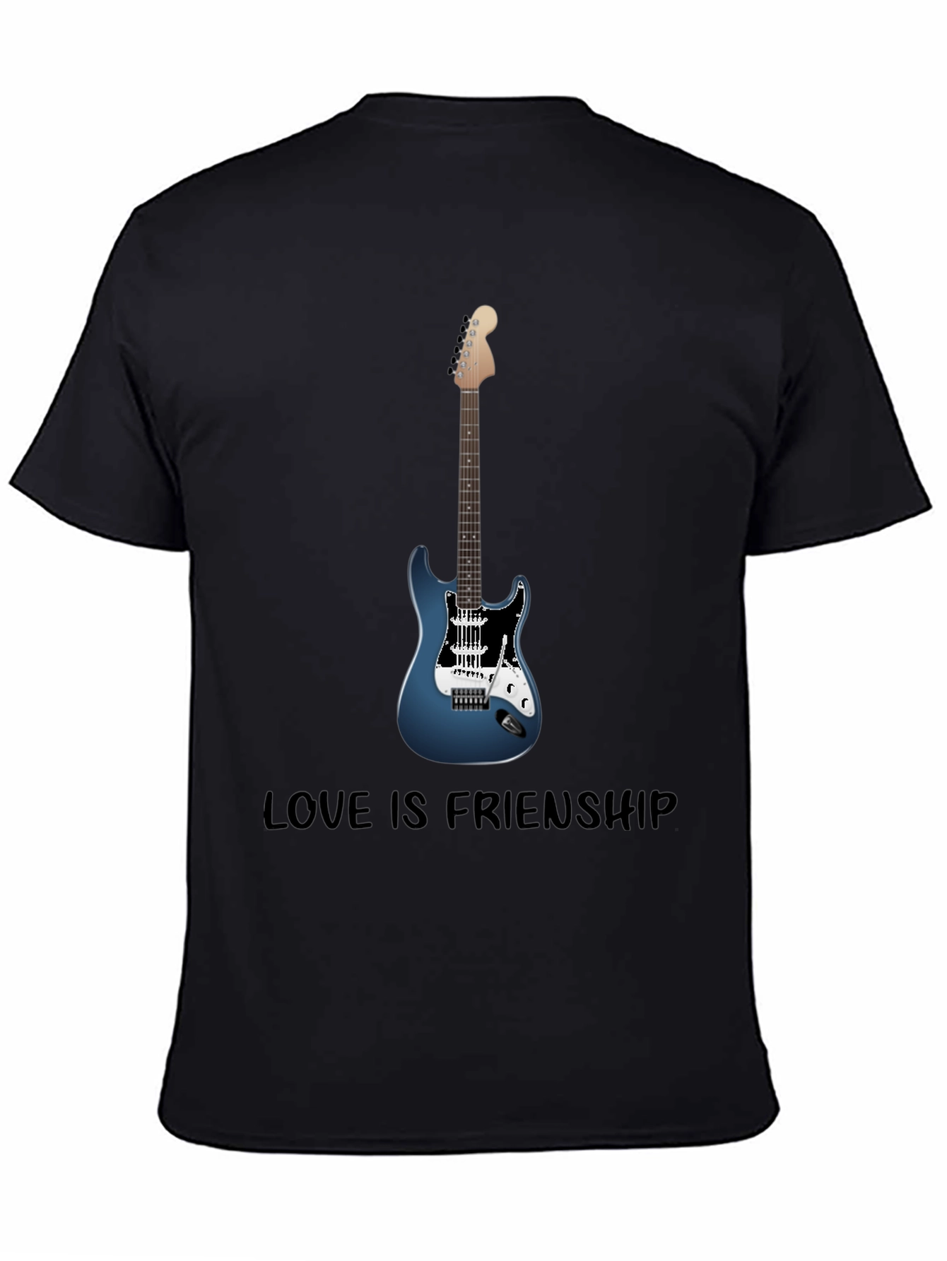 Guitar Lover T-Shirt - Love Is Friendship