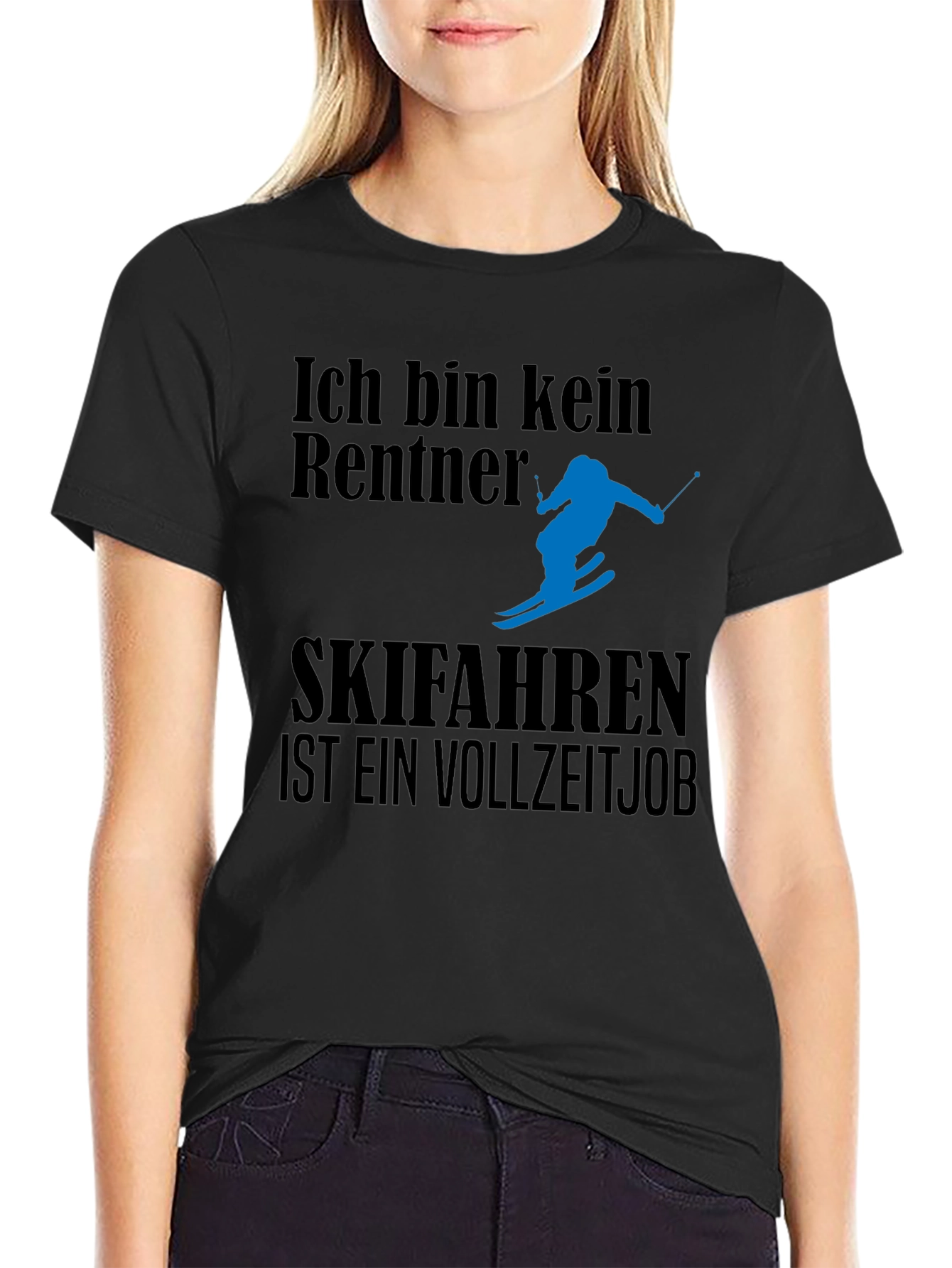 Ich Bin Kein Rentner Ski T-Shirt