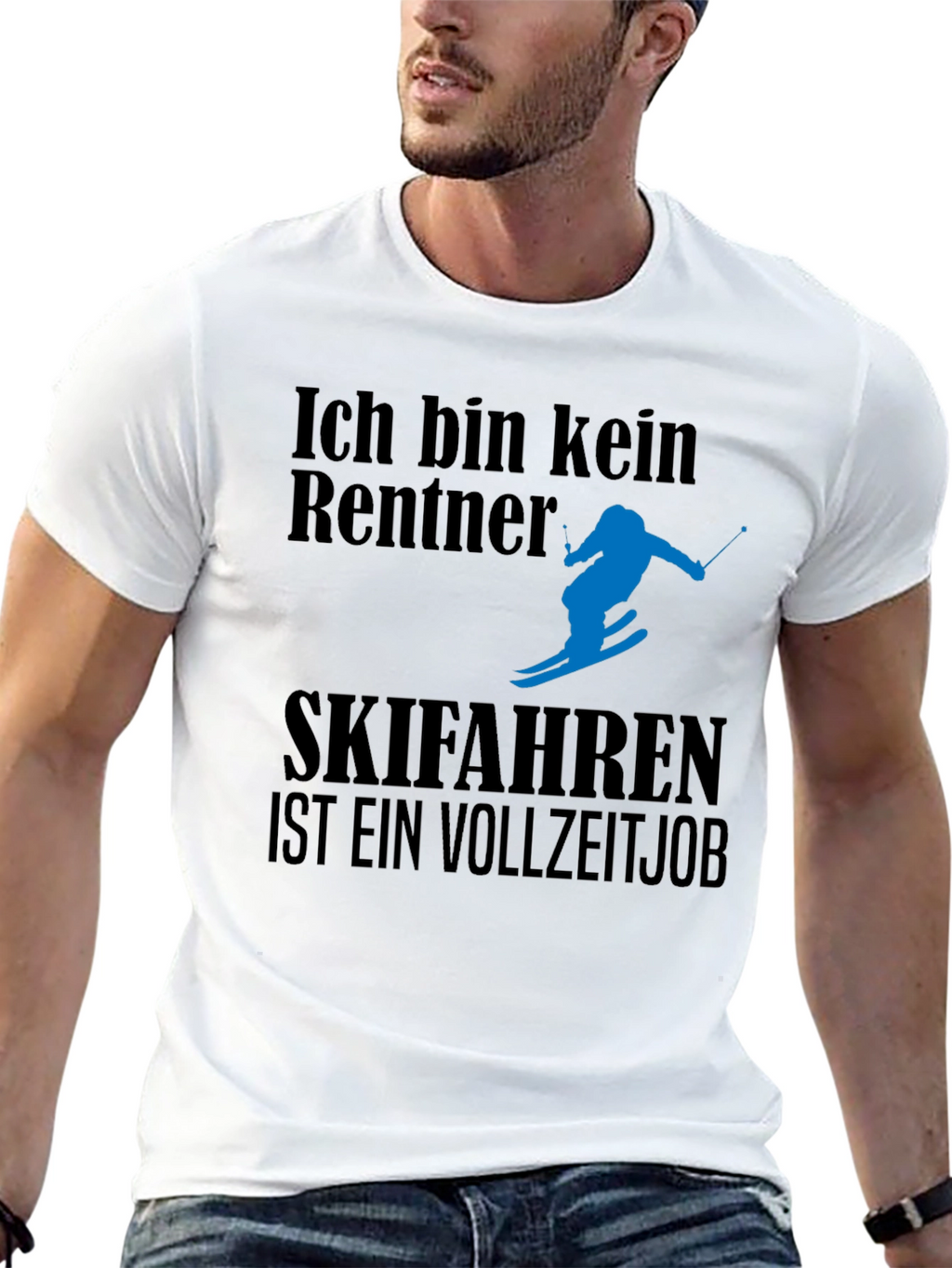 Ich Bin Kein Rentner Ski T-Shirt