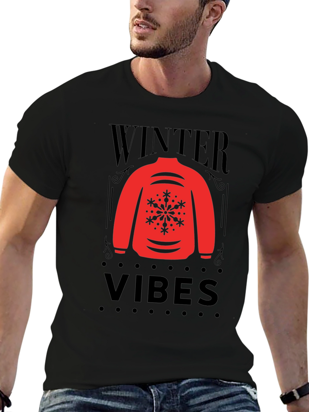 Winter Vibes Graphic T-Shirt