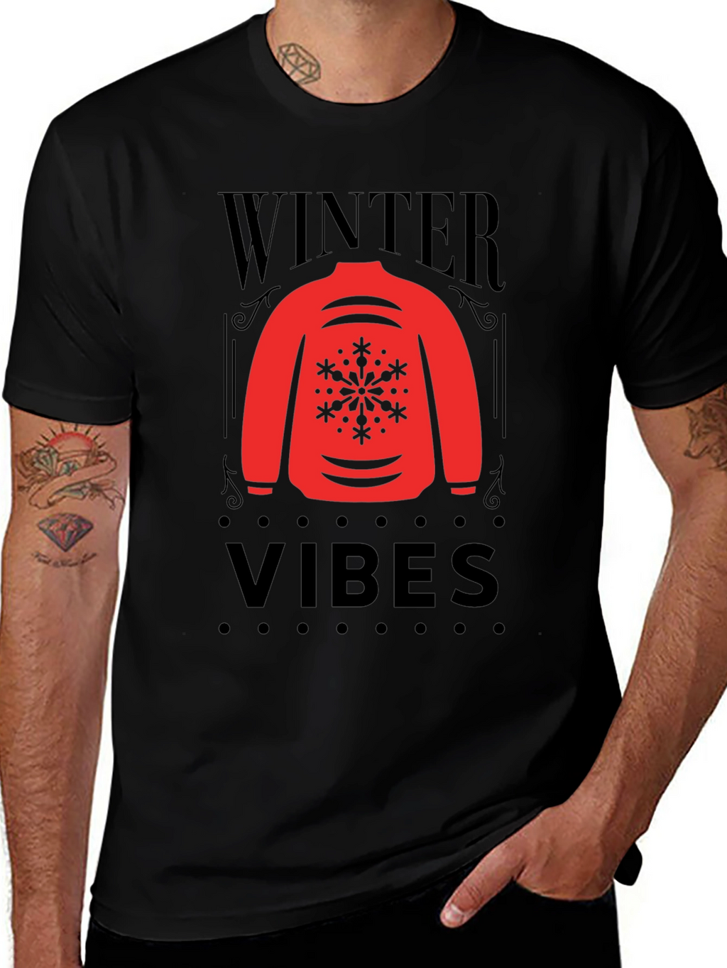 Winter Vibes Graphic T-Shirt