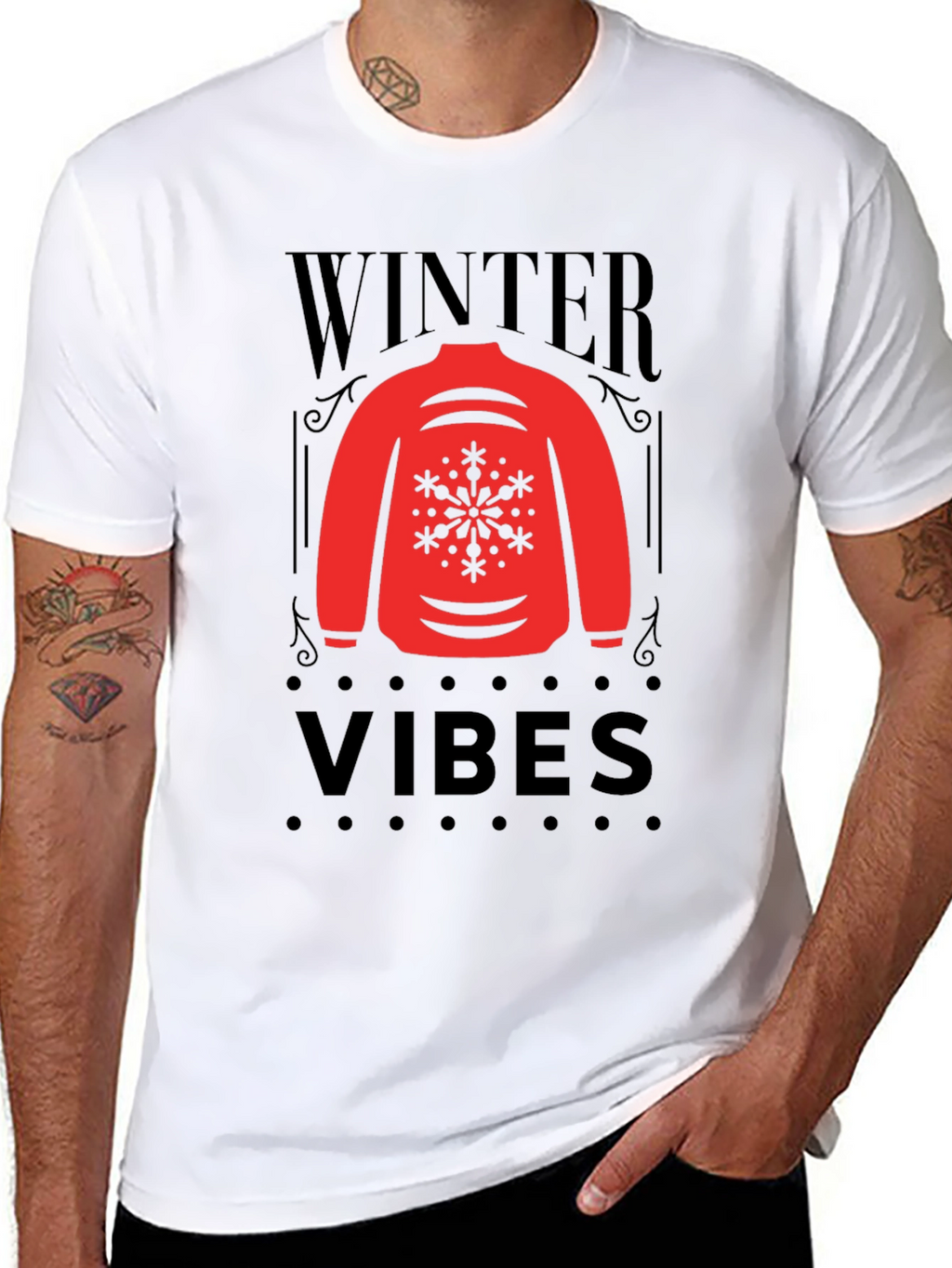 Winter Vibes Graphic T-Shirt