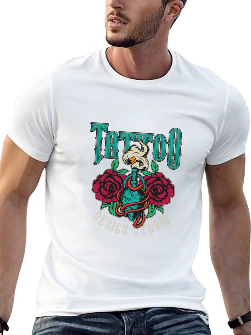 Tattoo Design Studio Graphic T-Shirt
