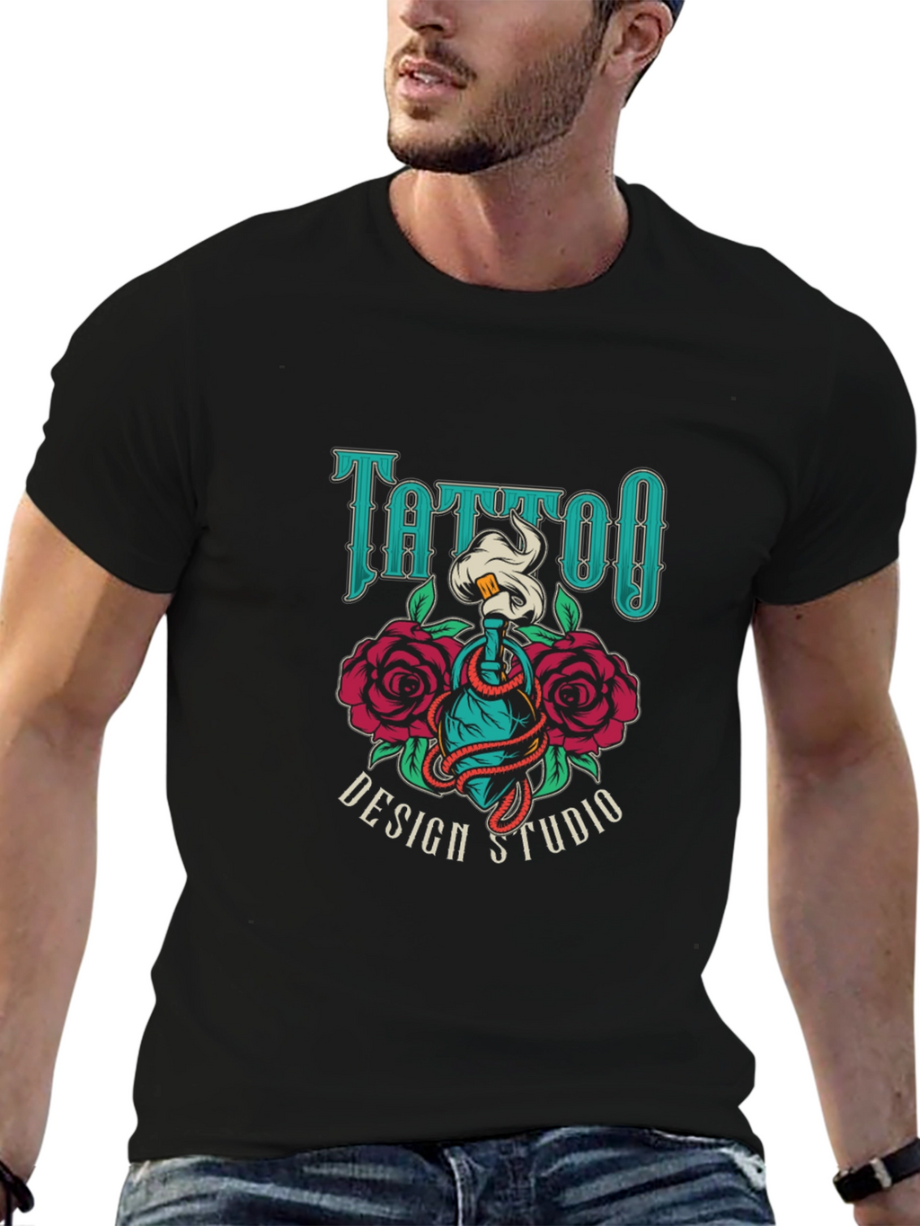 Tattoo Design Studio Graphic T-Shirt
