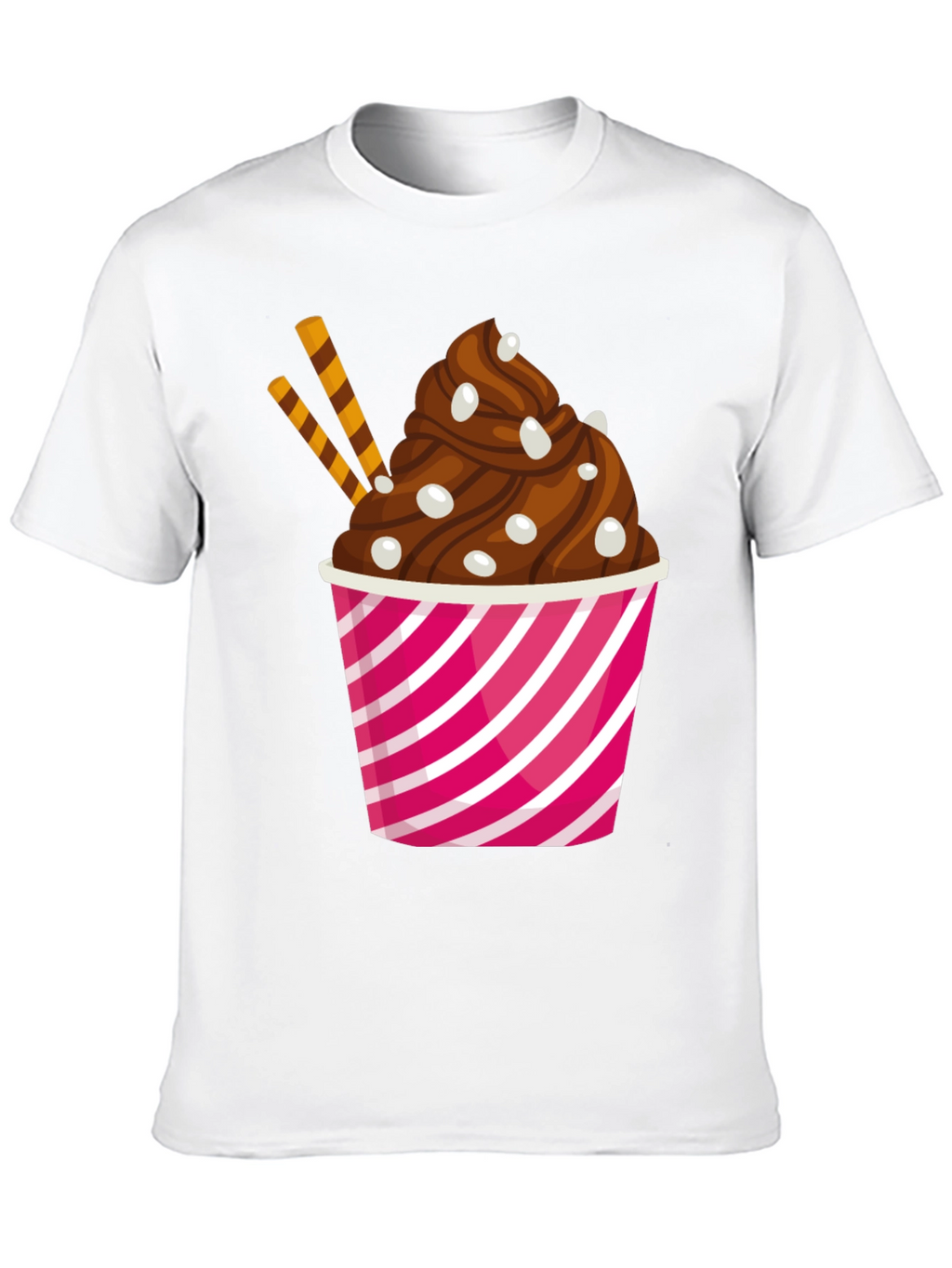 Dessert Graphic T-Shirt - Casual Style