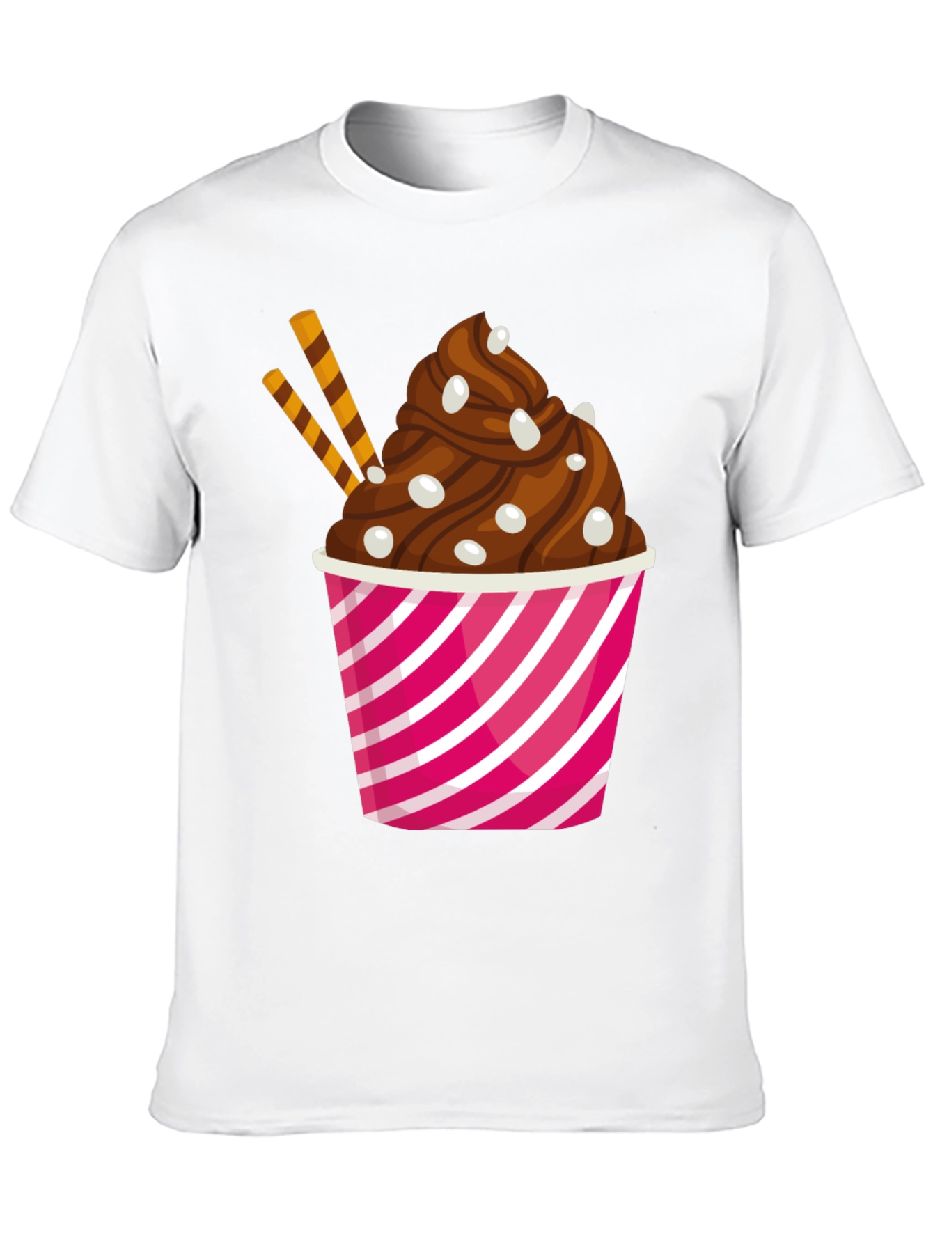 Dessert Graphic T-Shirt - Casual Style