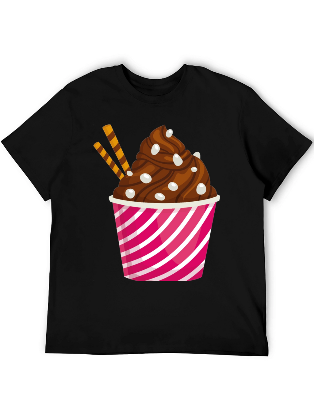 Dessert Graphic T-Shirt - Casual Style