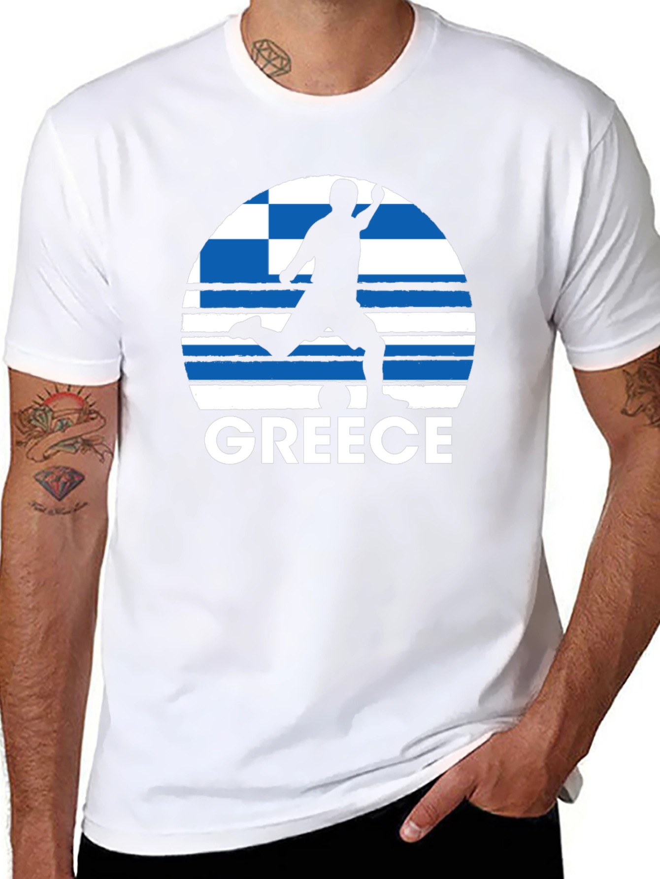 Greece Soccer T-Shirt