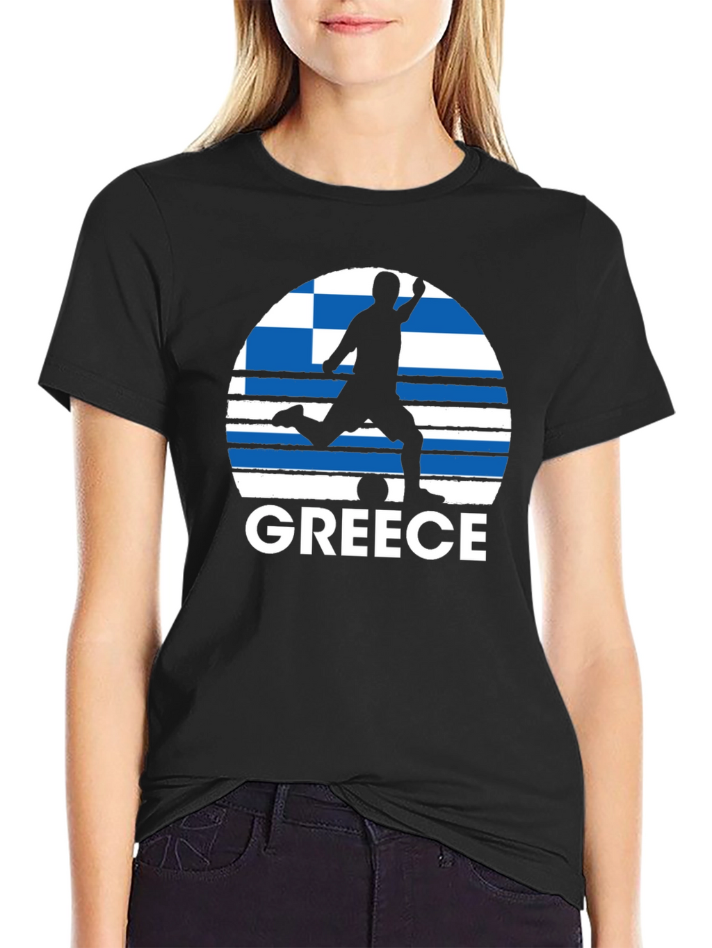 Greece Soccer T-Shirt
