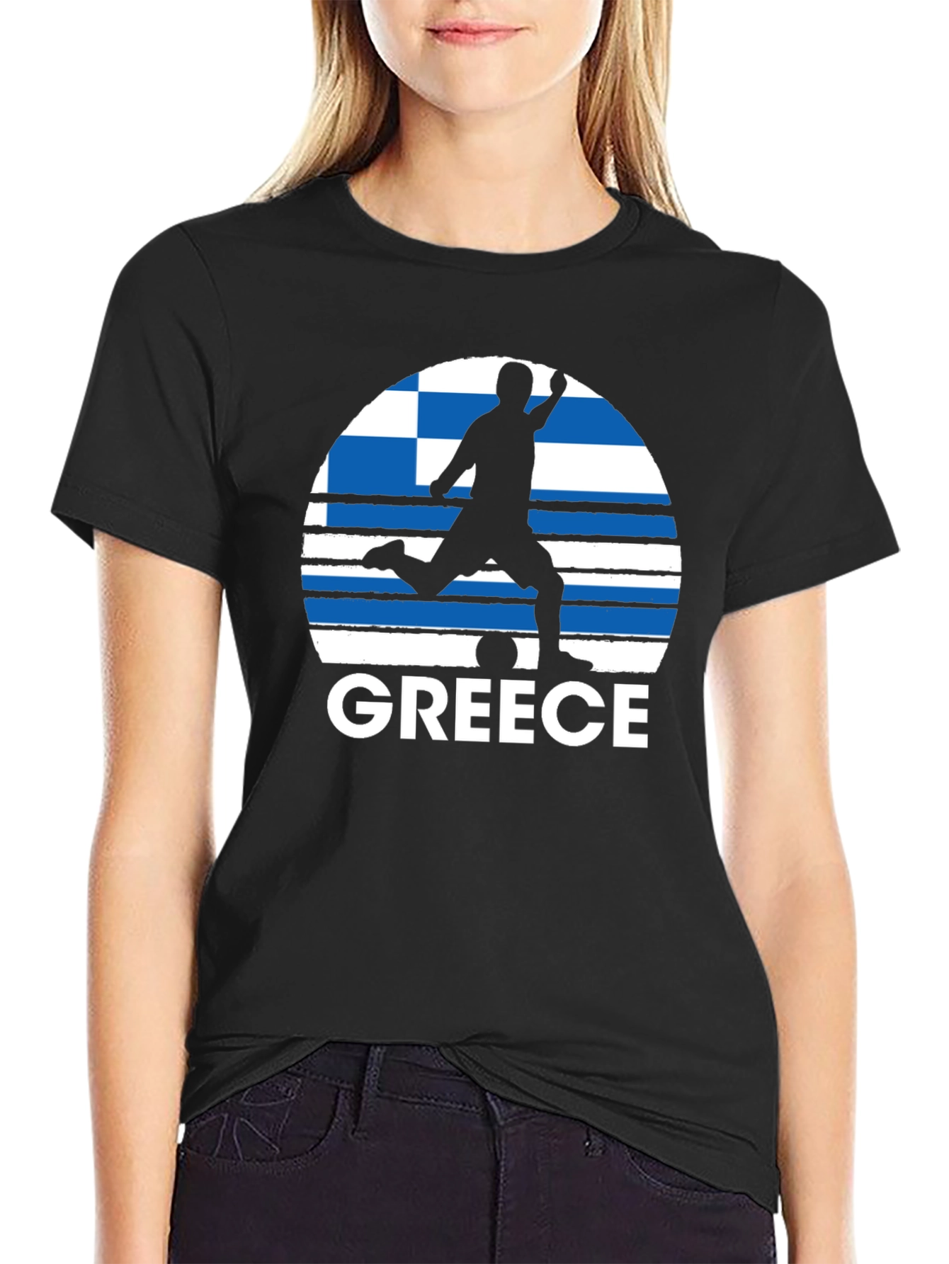 Greece Soccer T-Shirt