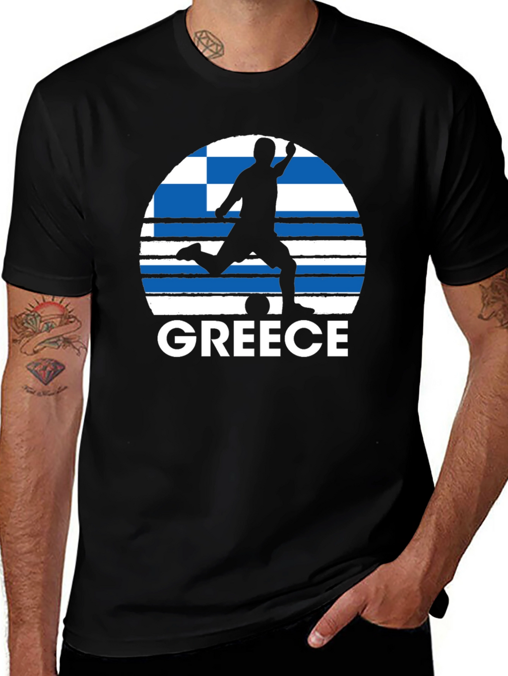 Greece Soccer T-Shirt