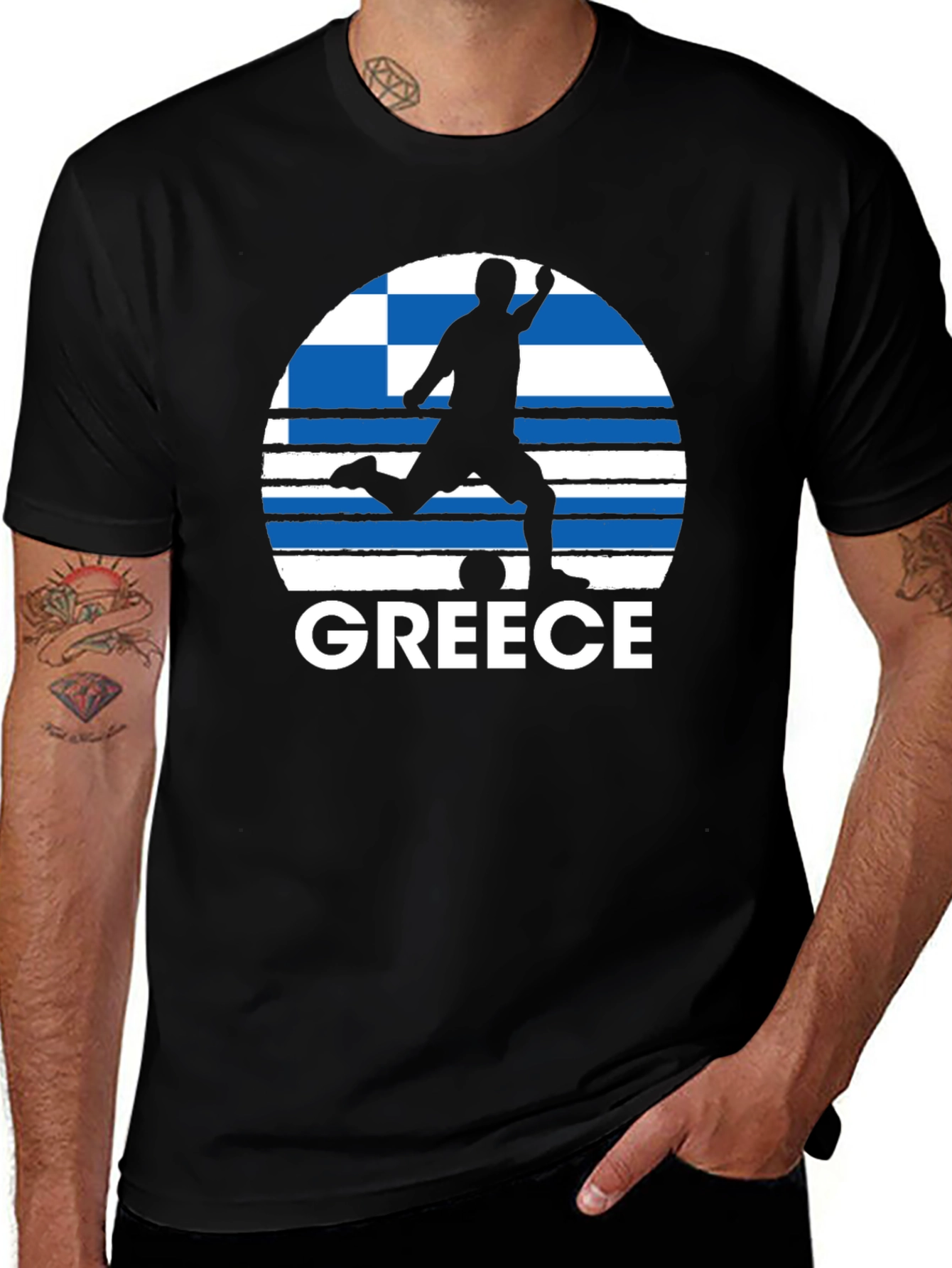 Greece Soccer T-Shirt