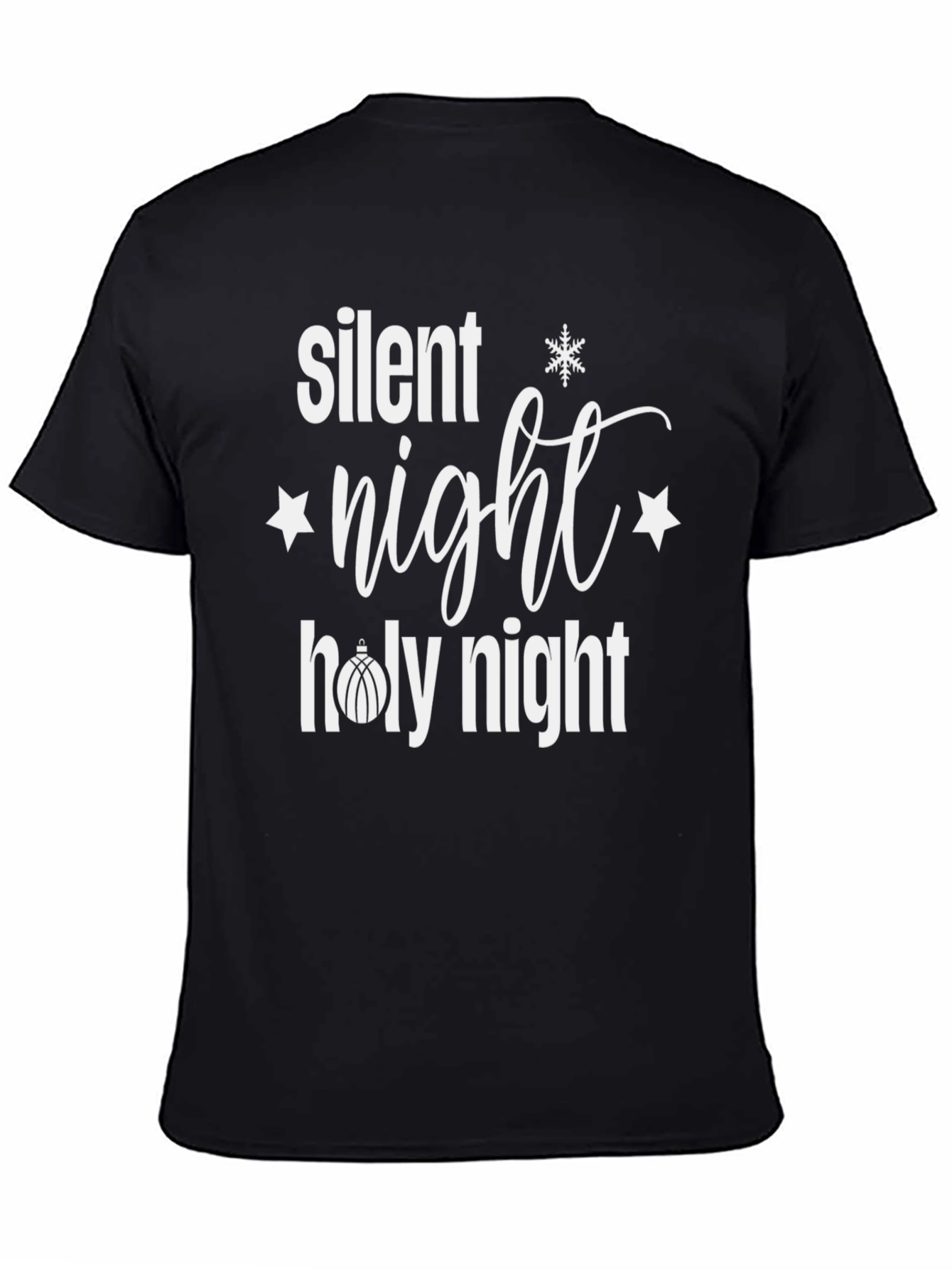 Silent Night T-Shirt Christmas Holiday Tee