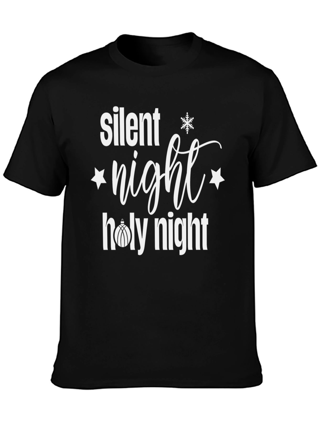Silent Night T-Shirt Christmas Holiday Tee