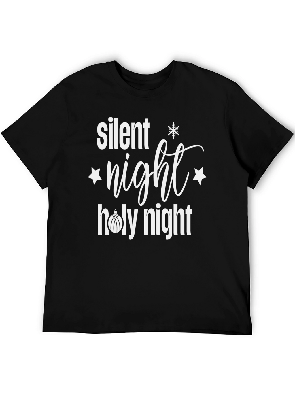 Silent Night T-Shirt Christmas Holiday Tee