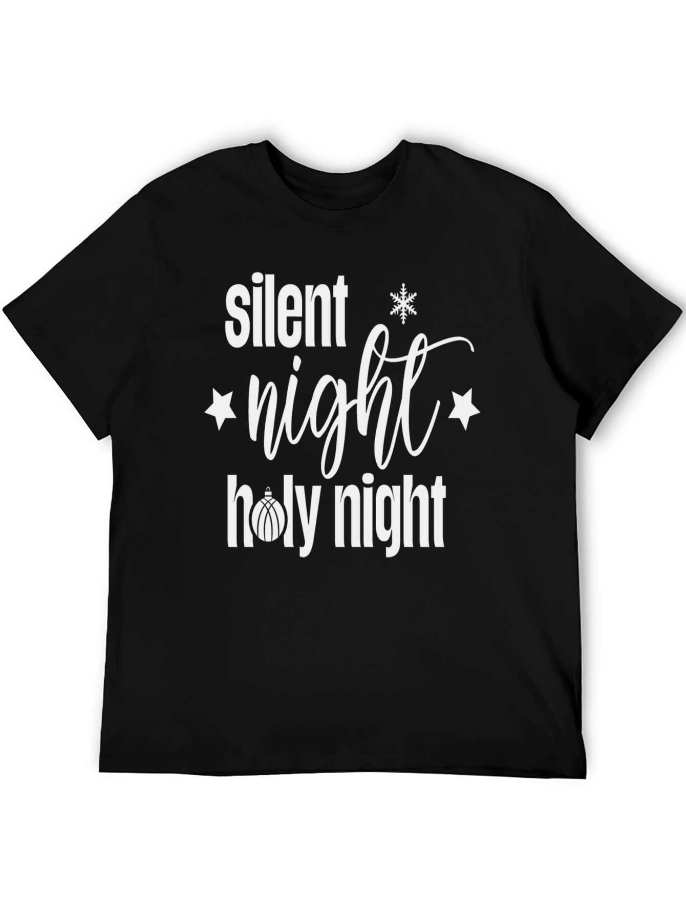 Silent Night T-Shirt Christmas Holiday Tee