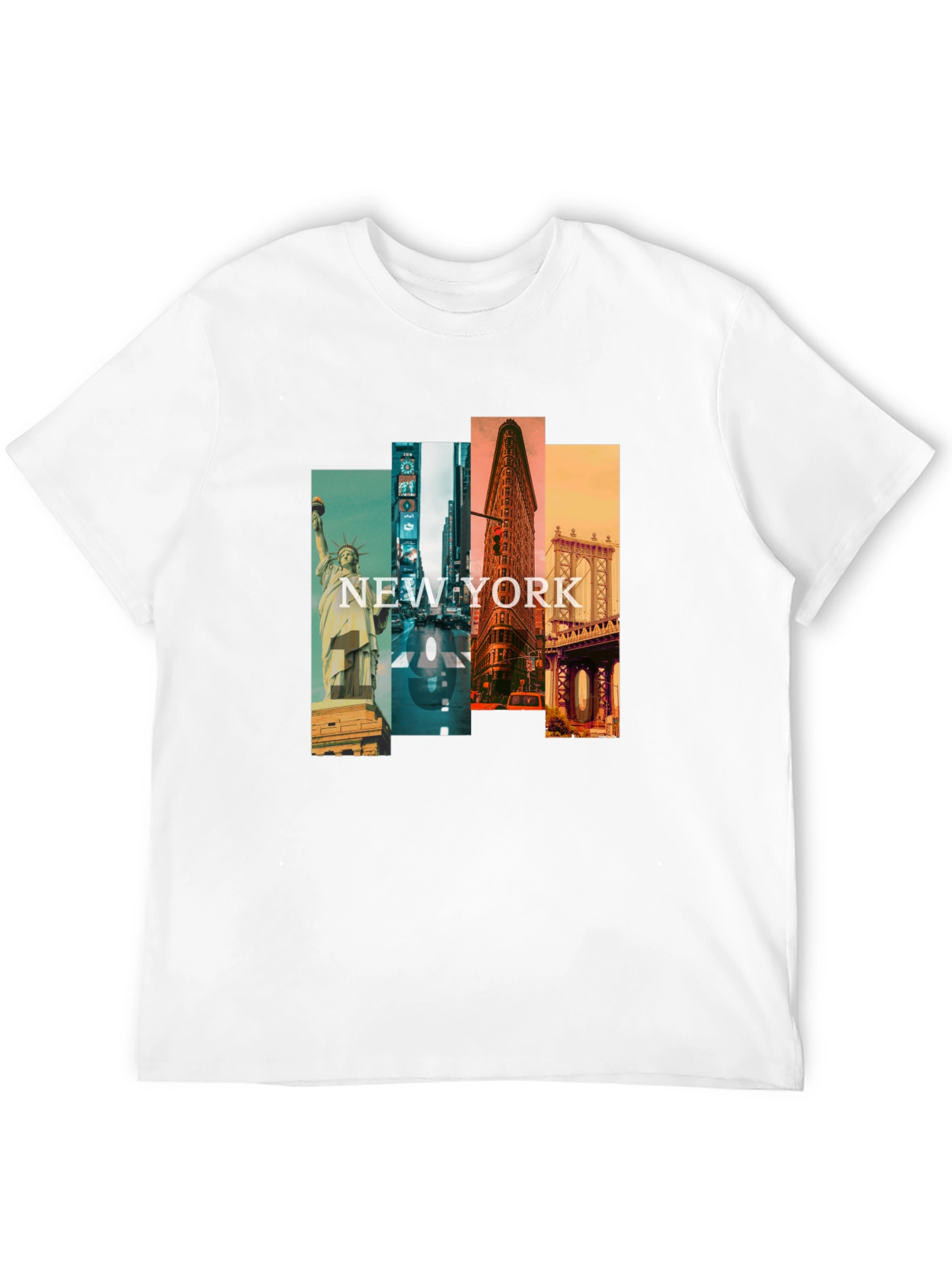 New York Cityscape Graphic T-Shirt