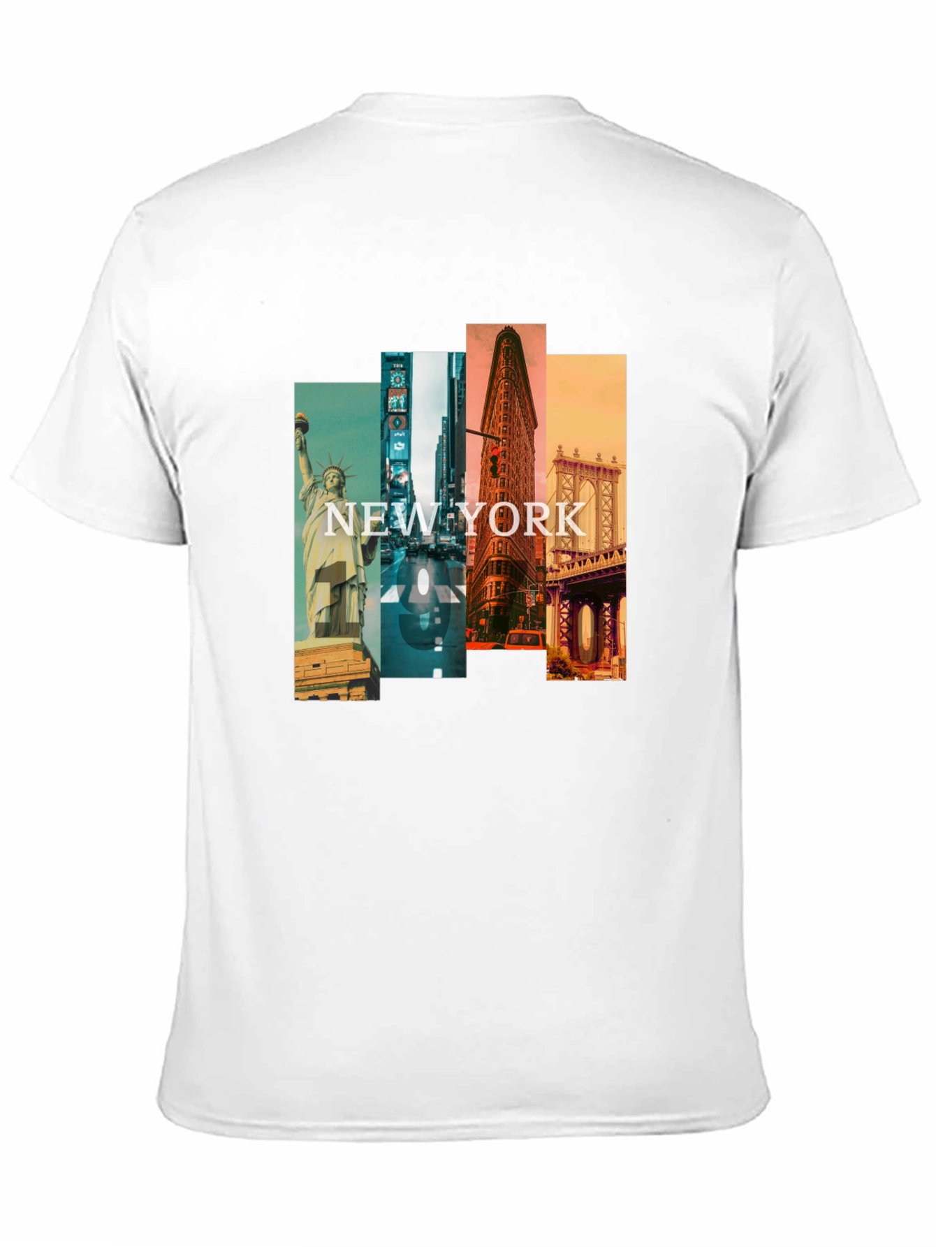 New York Cityscape Graphic T-Shirt