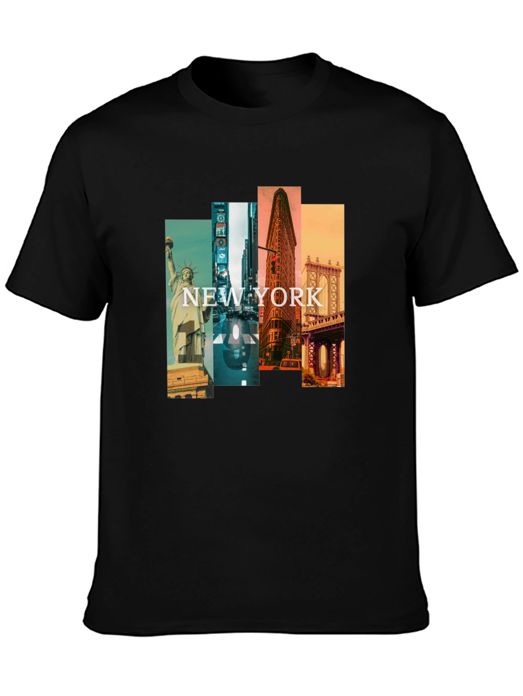 New York Cityscape Graphic T-Shirt