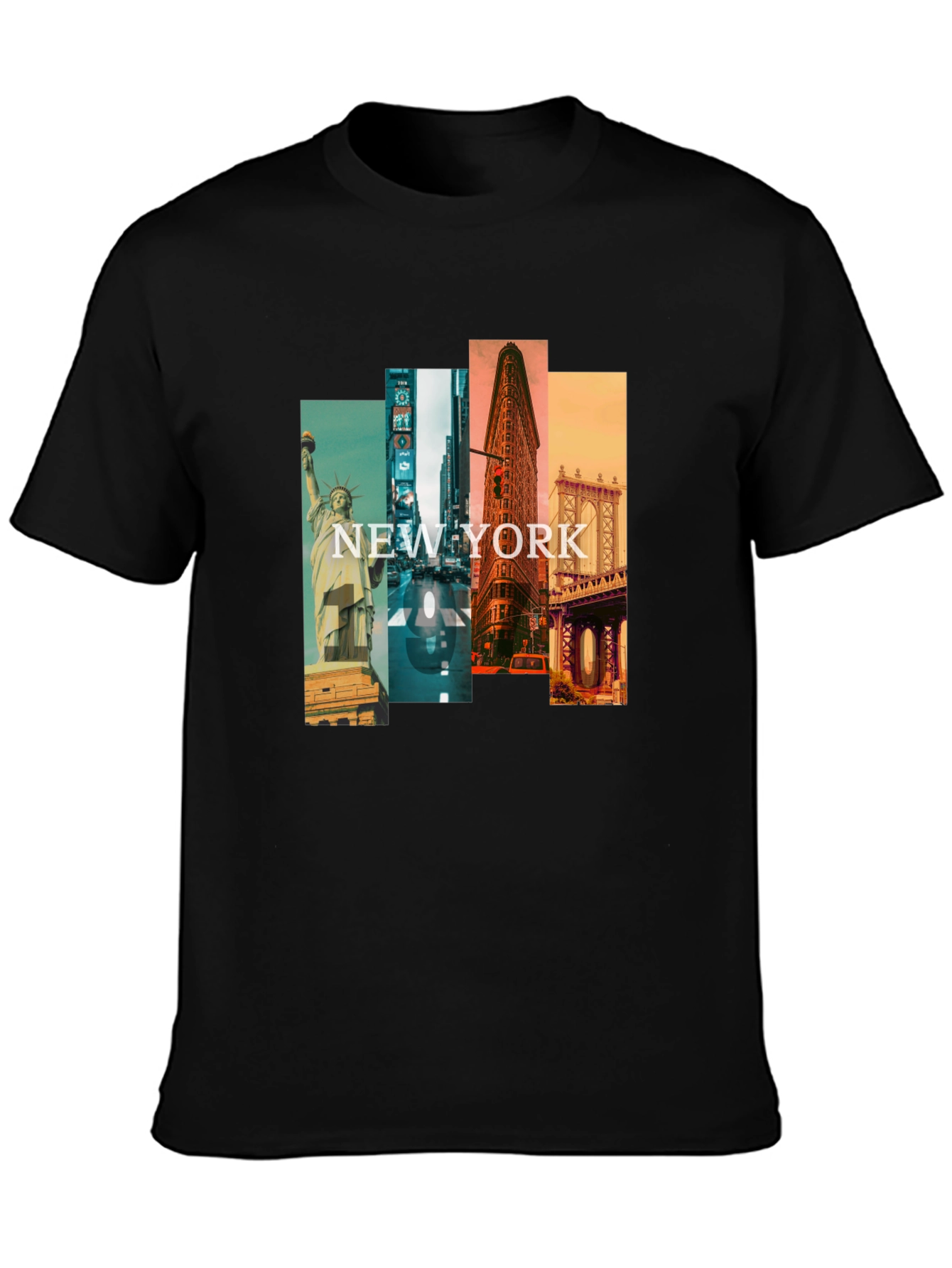 New York Cityscape Graphic T-Shirt