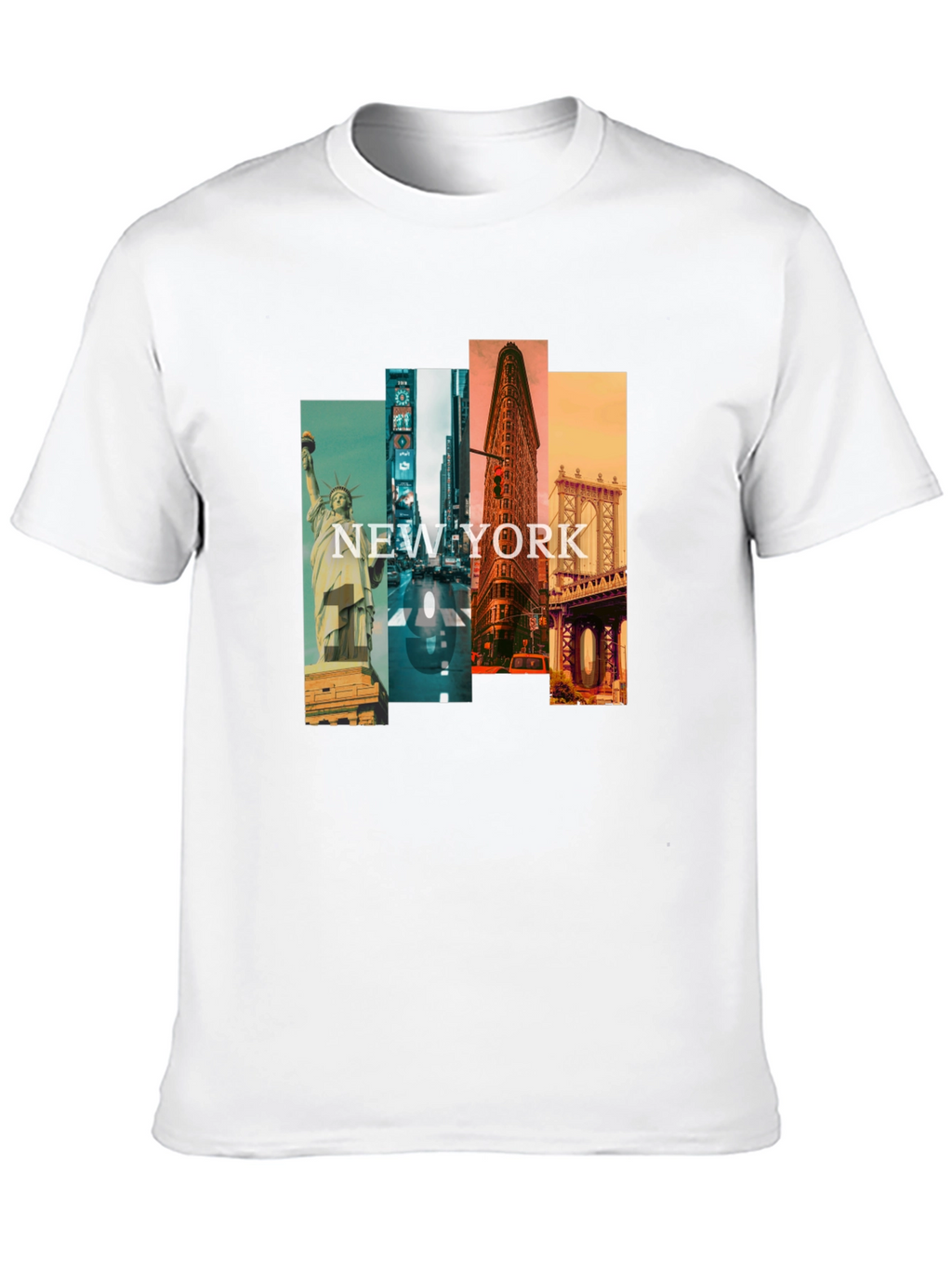 New York Cityscape Graphic T-Shirt