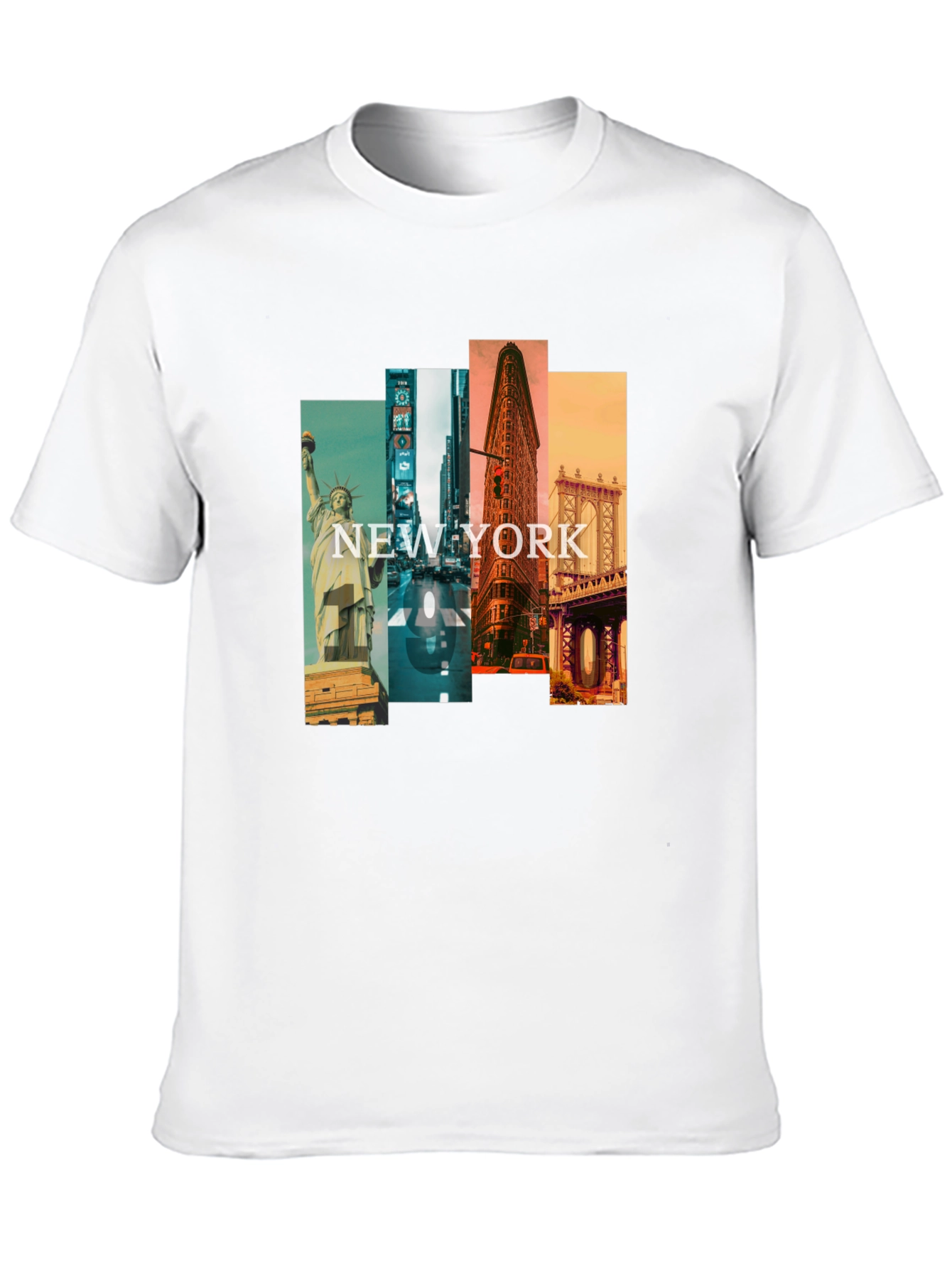 New York Cityscape Graphic T-Shirt