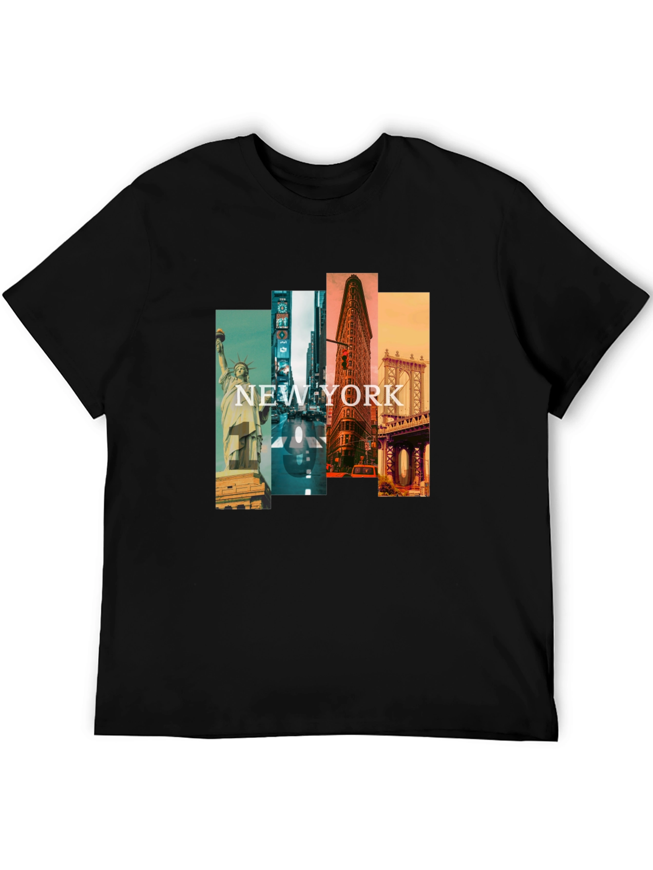 New York Cityscape Graphic T-Shirt