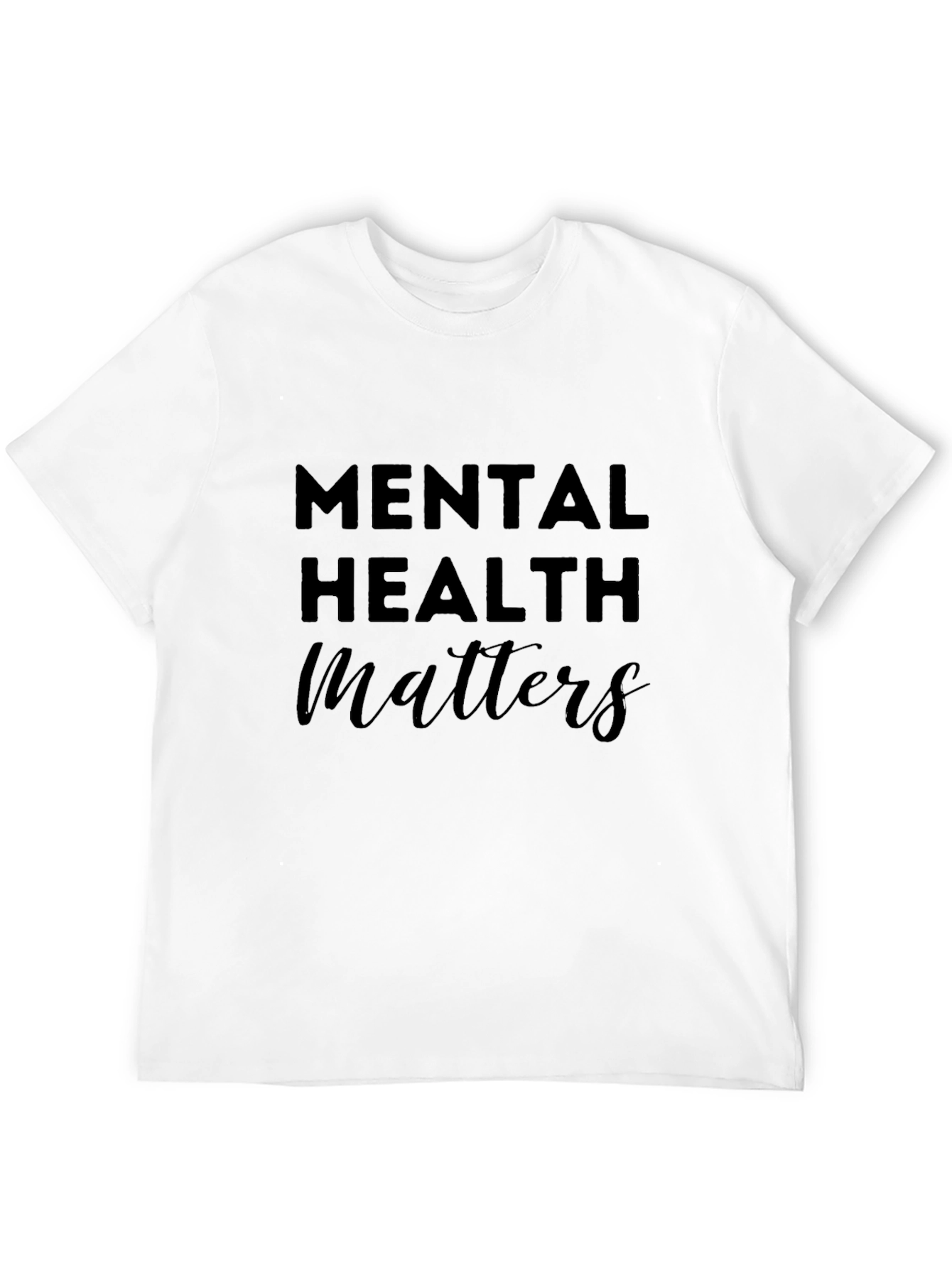 Mental Health Matters Black Tee