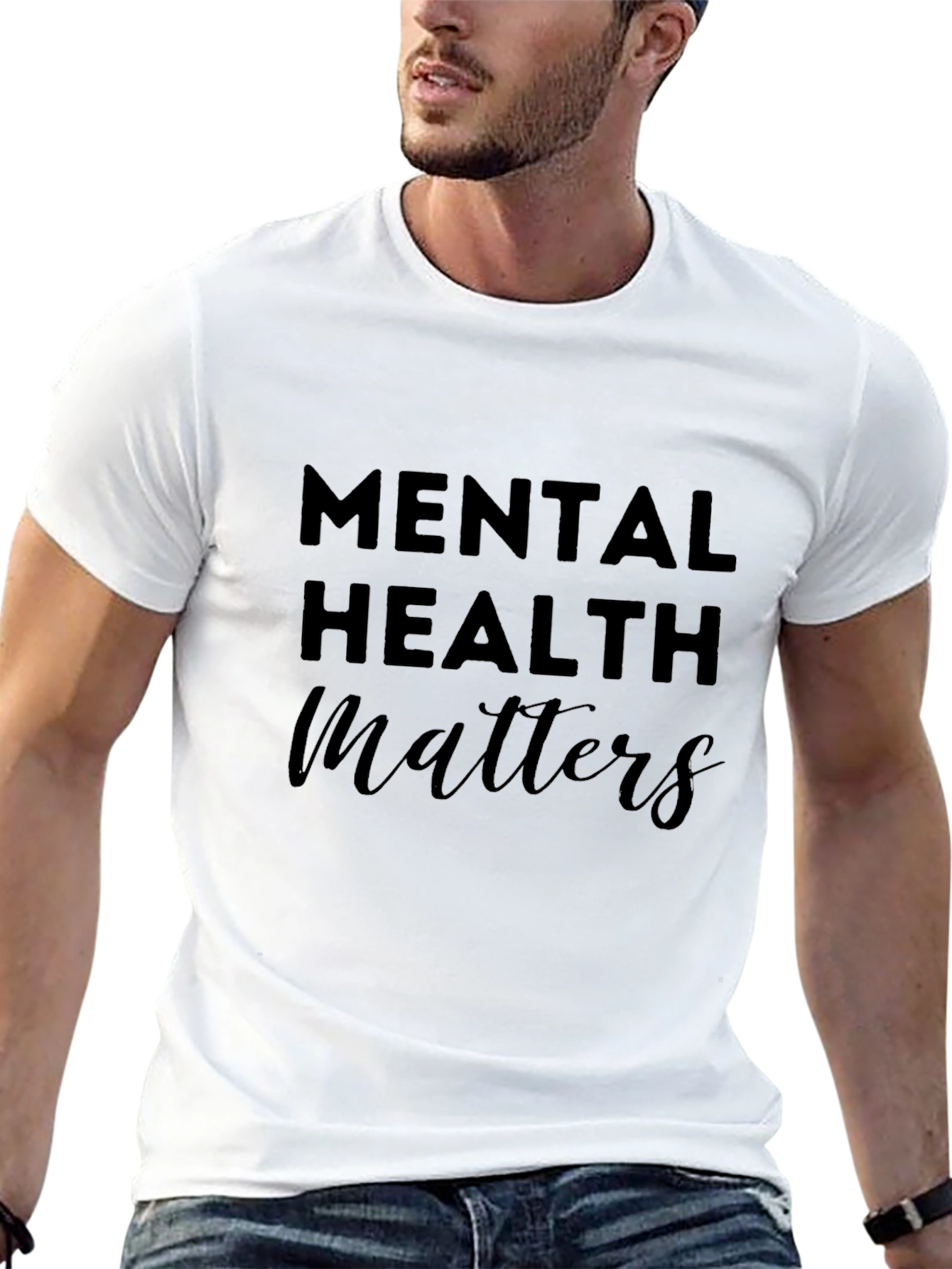 Mental Health Matters Black Tee