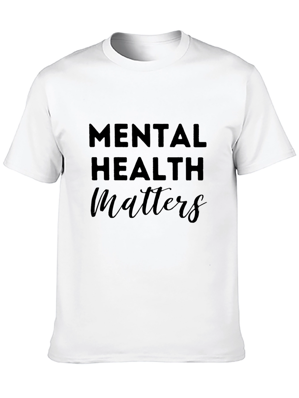 Mental Health Matters Black Tee