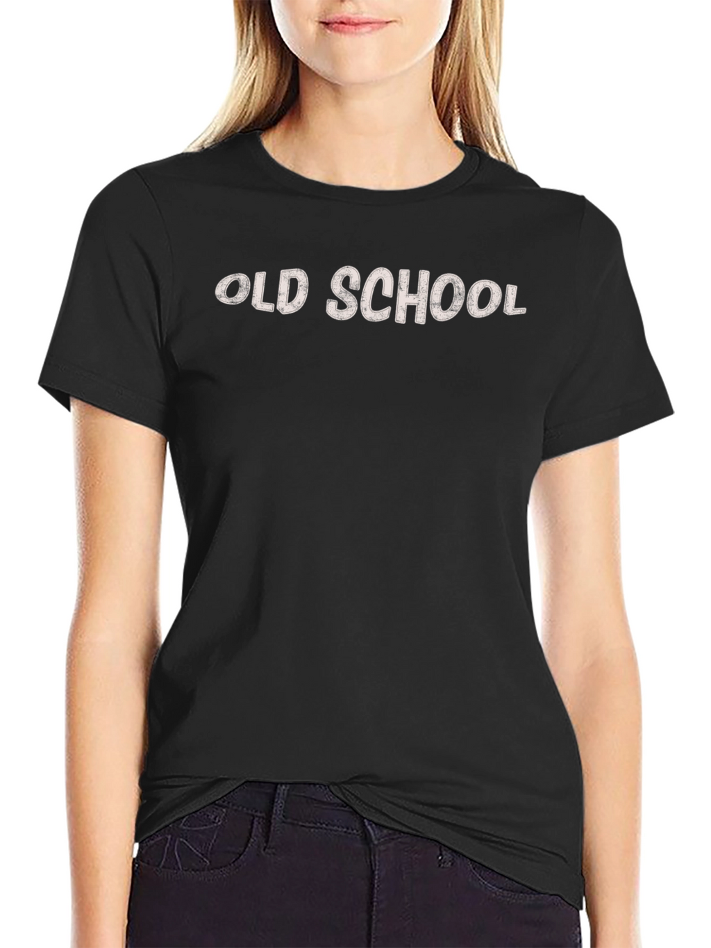 Mens Old School Graphic Tee - Black
