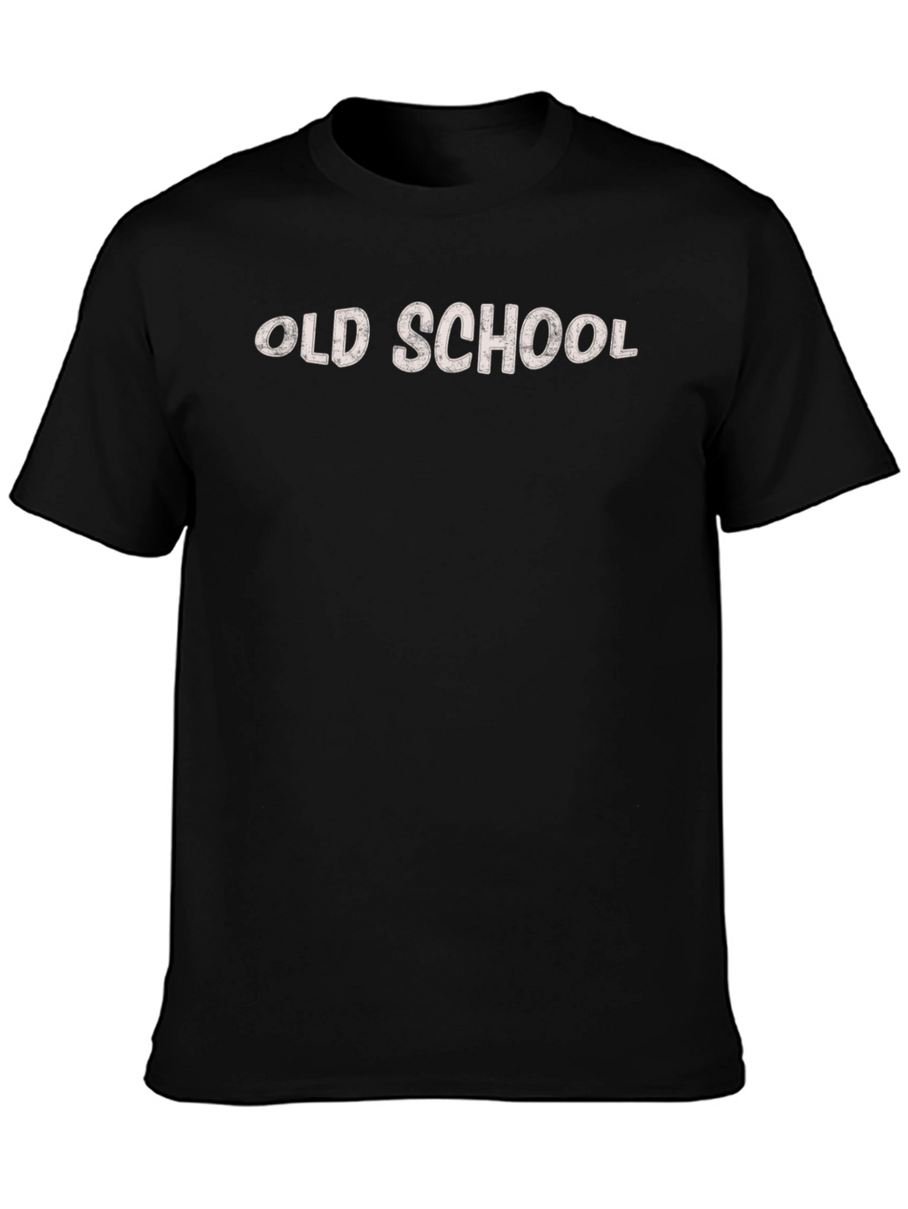 Mens Old School Graphic Tee - Black