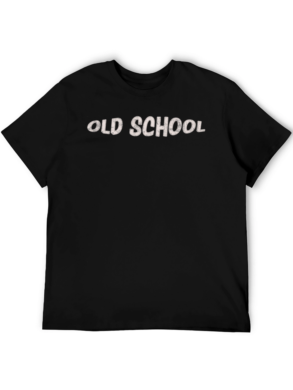 Mens Old School Graphic Tee - Black