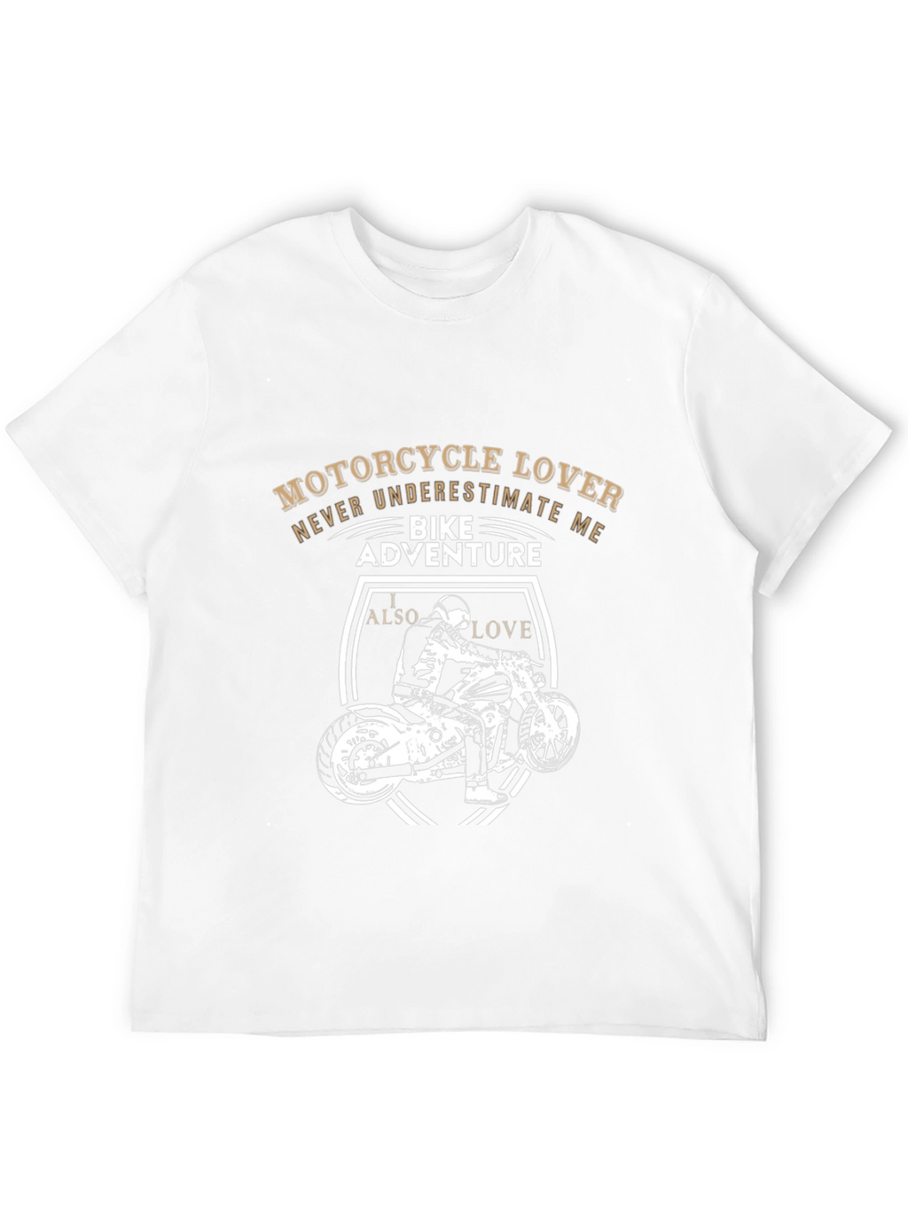 Motorcycle Lover T-Shirt - Bike Adventure Design