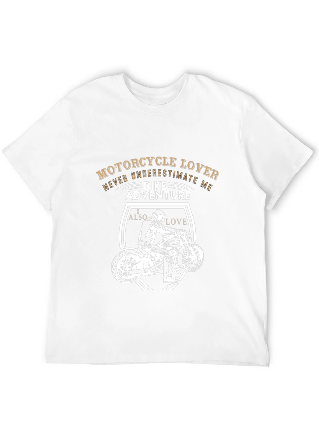 Motorcycle Lover T-Shirt - Bike Adventure Design