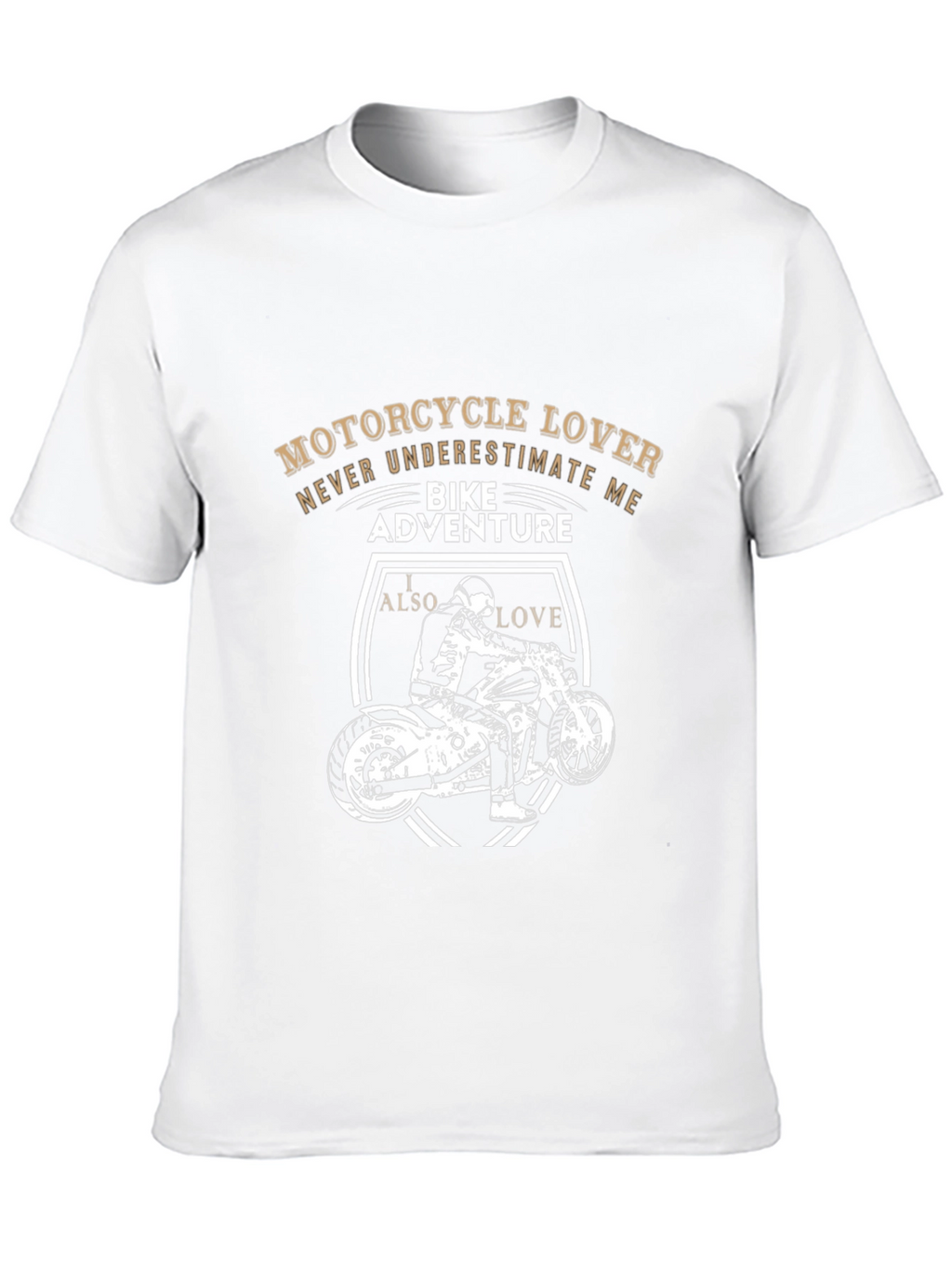 Motorcycle Lover T-Shirt - Bike Adventure Design