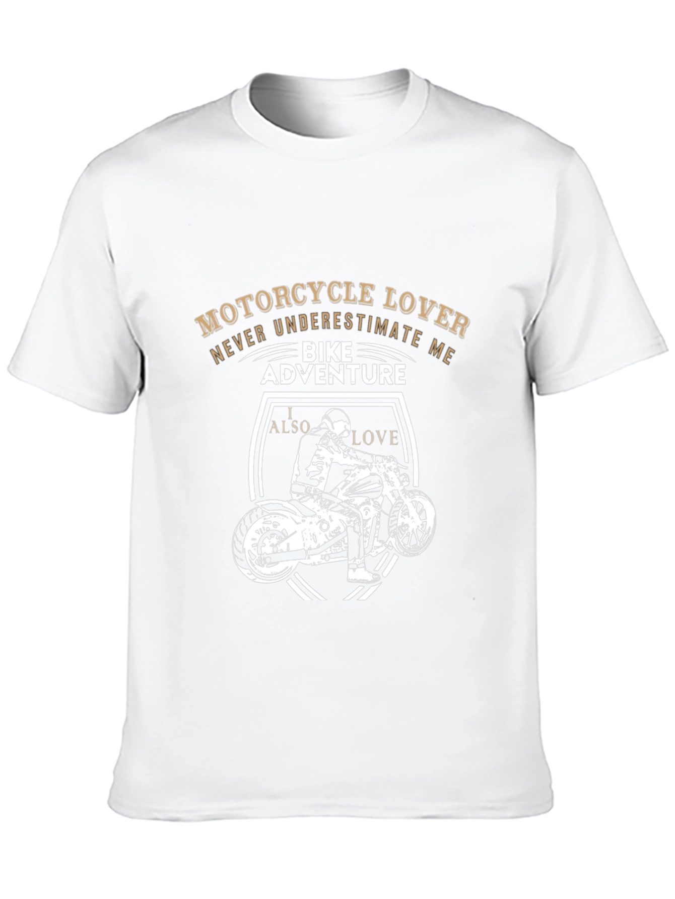 Motorcycle Lover T-Shirt - Bike Adventure Design