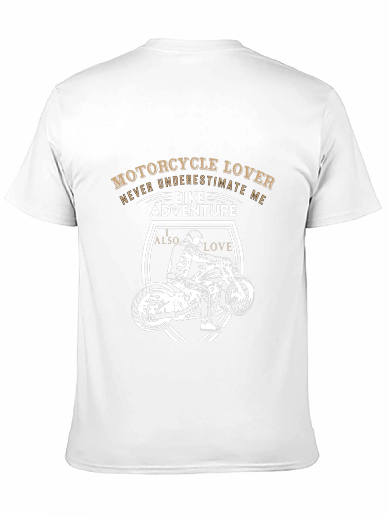 Motorcycle Lover T-Shirt - Bike Adventure Design