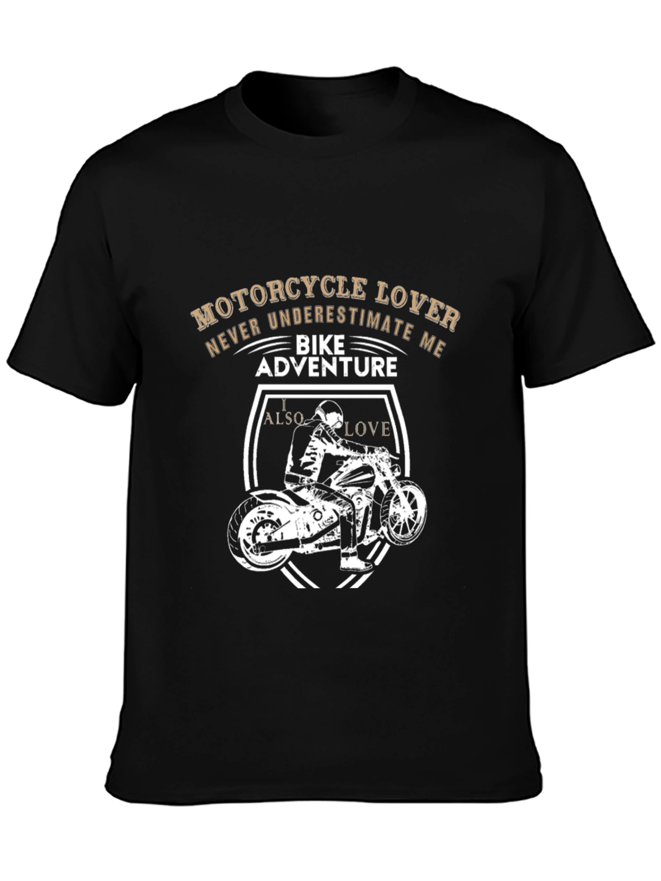 Motorcycle Lover T-Shirt - Bike Adventure Design