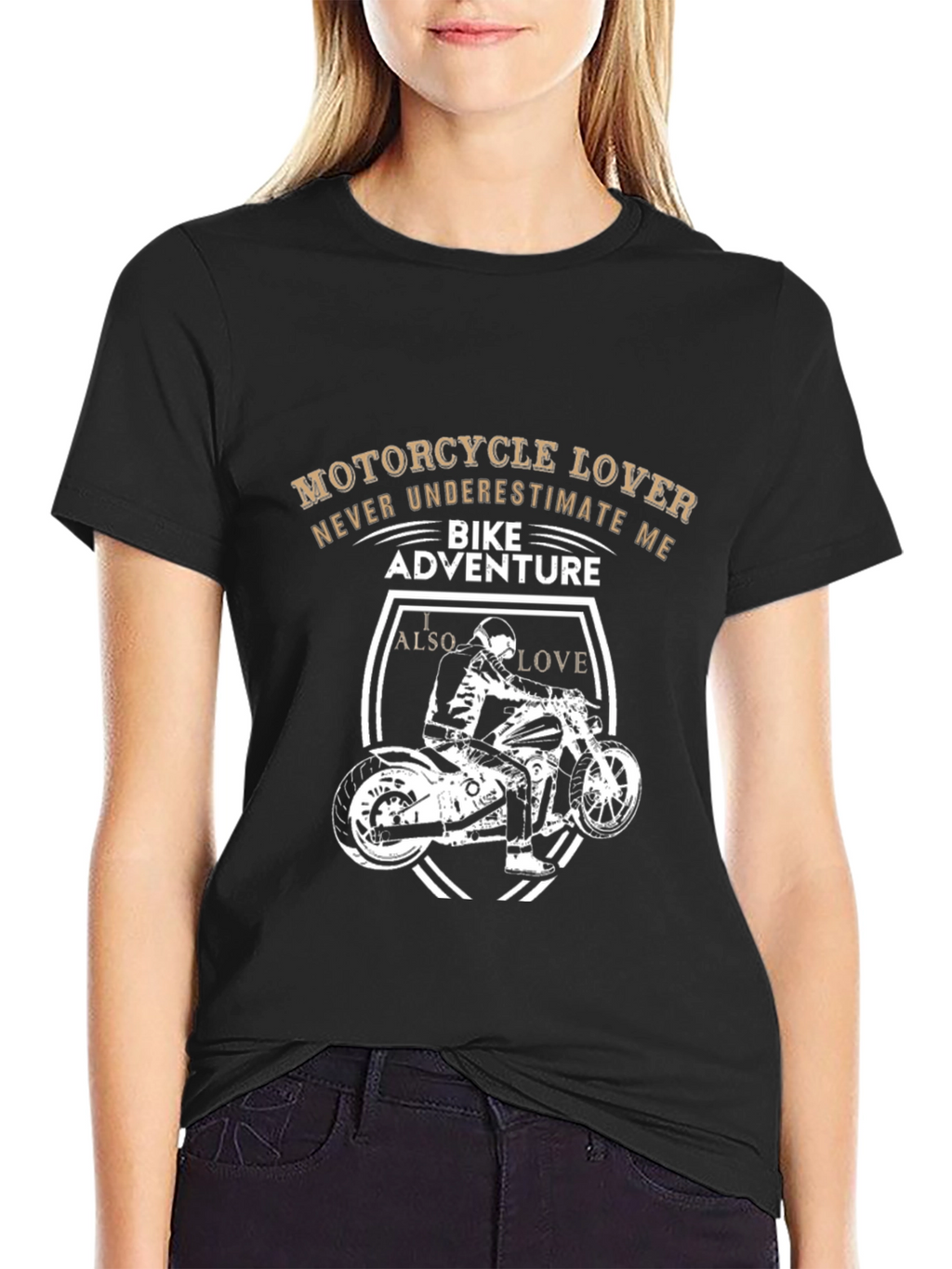 Motorcycle Lover T-Shirt - Bike Adventure Design