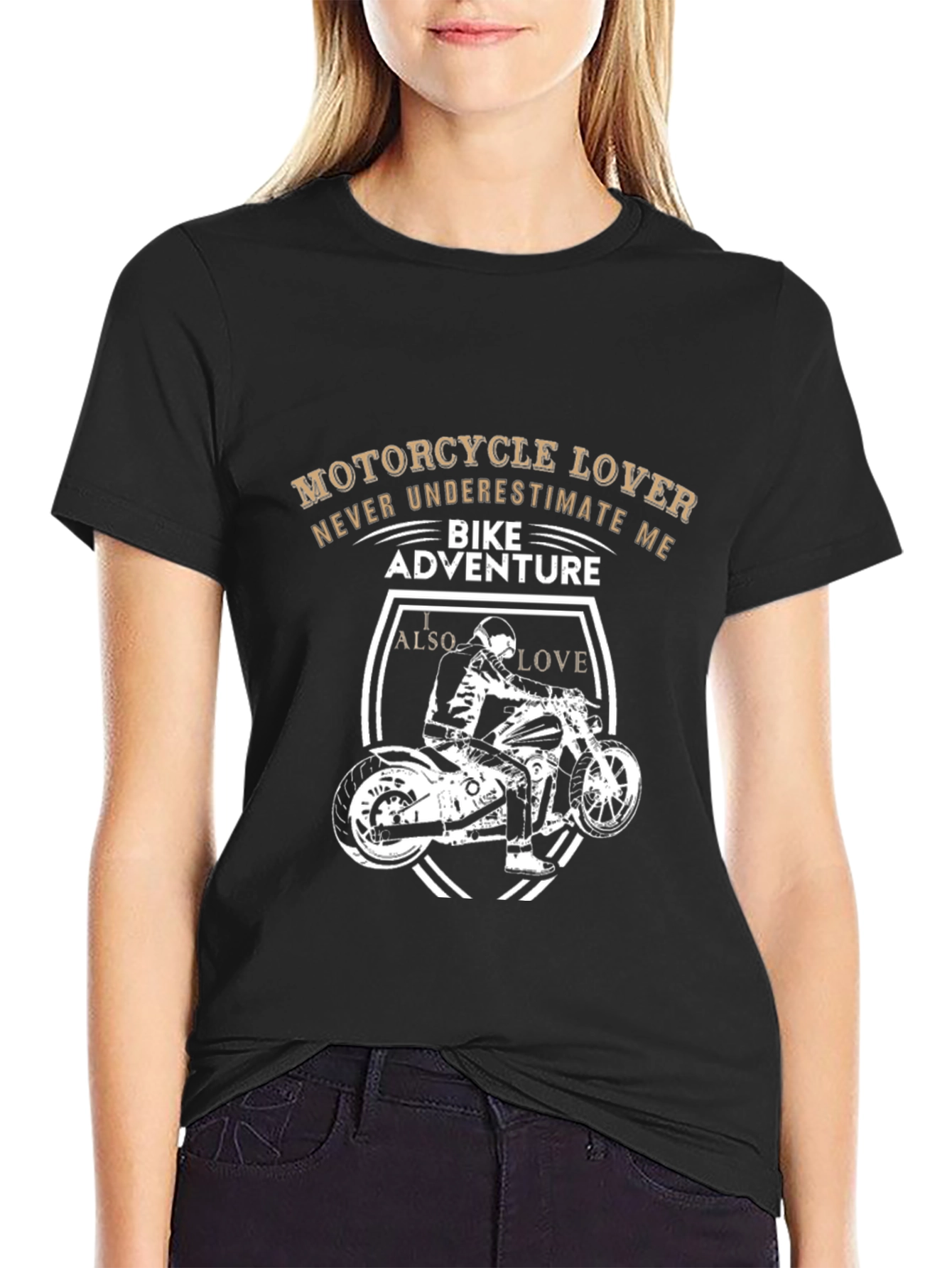 Motorcycle Lover T-Shirt - Bike Adventure Design