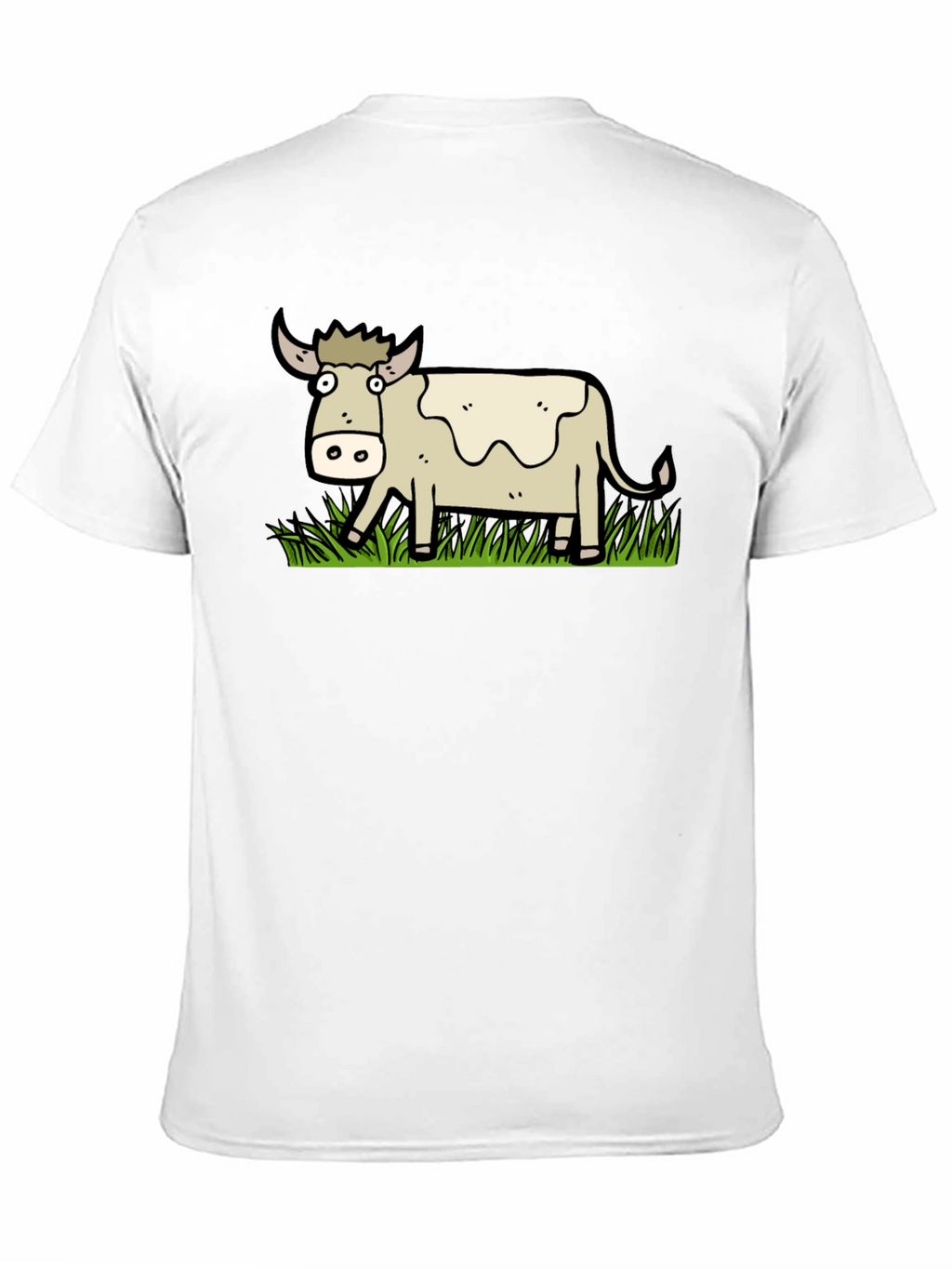 Cartoon Cow Graphic T-Shirt - Unisex