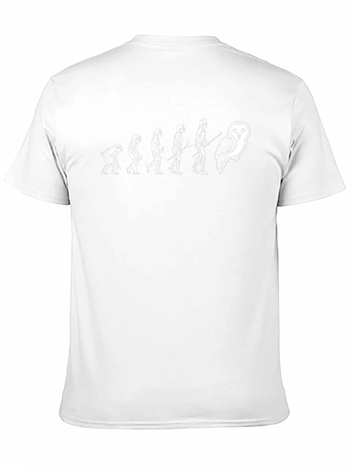 Evolution to Owl Black T-Shirt