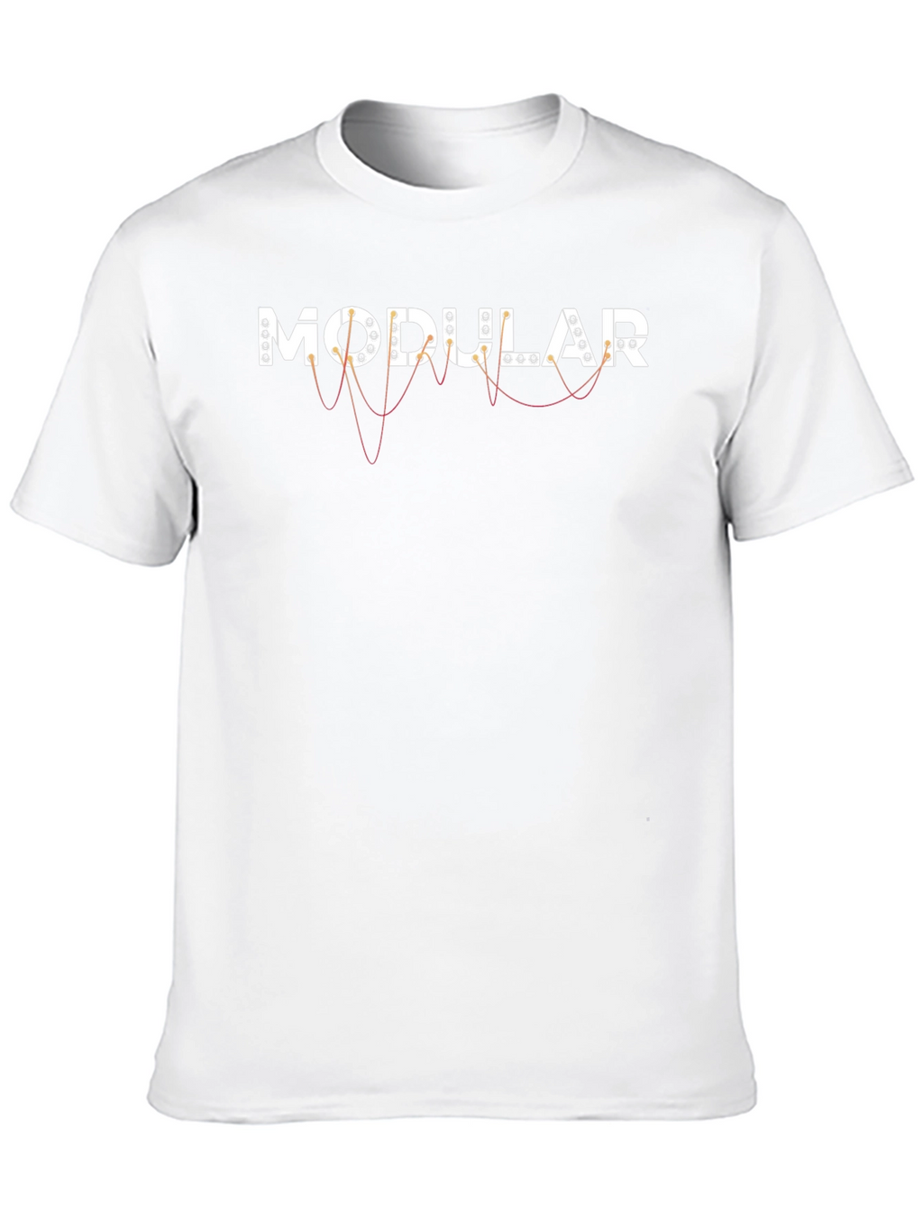Modular Synth Graphic Tee - Electronic Music Shirt